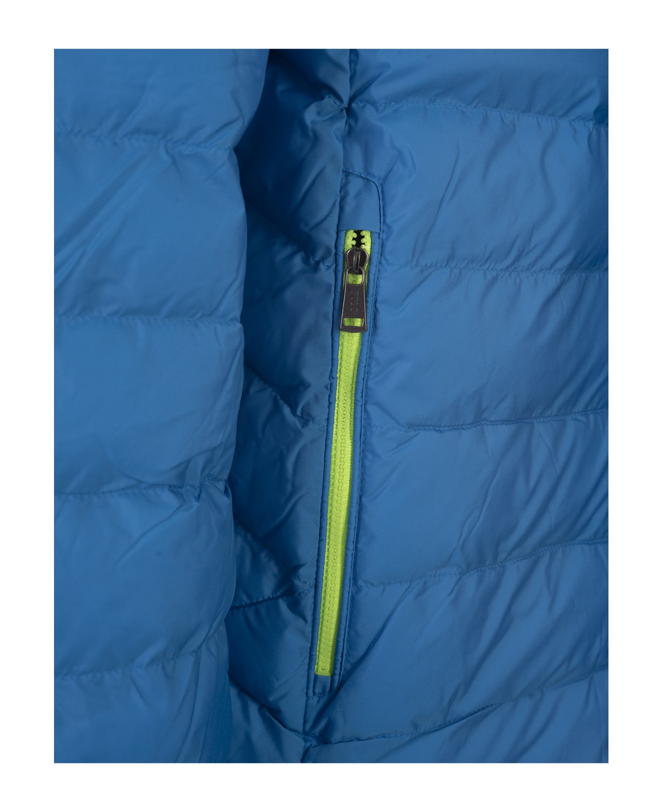 Polo Ralph Lauren Sky Blue Foldable Water Repellent Jacket - Blue ダウンジャケット