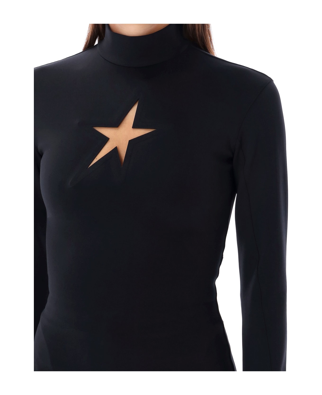 Mugler Star Top - BLACK