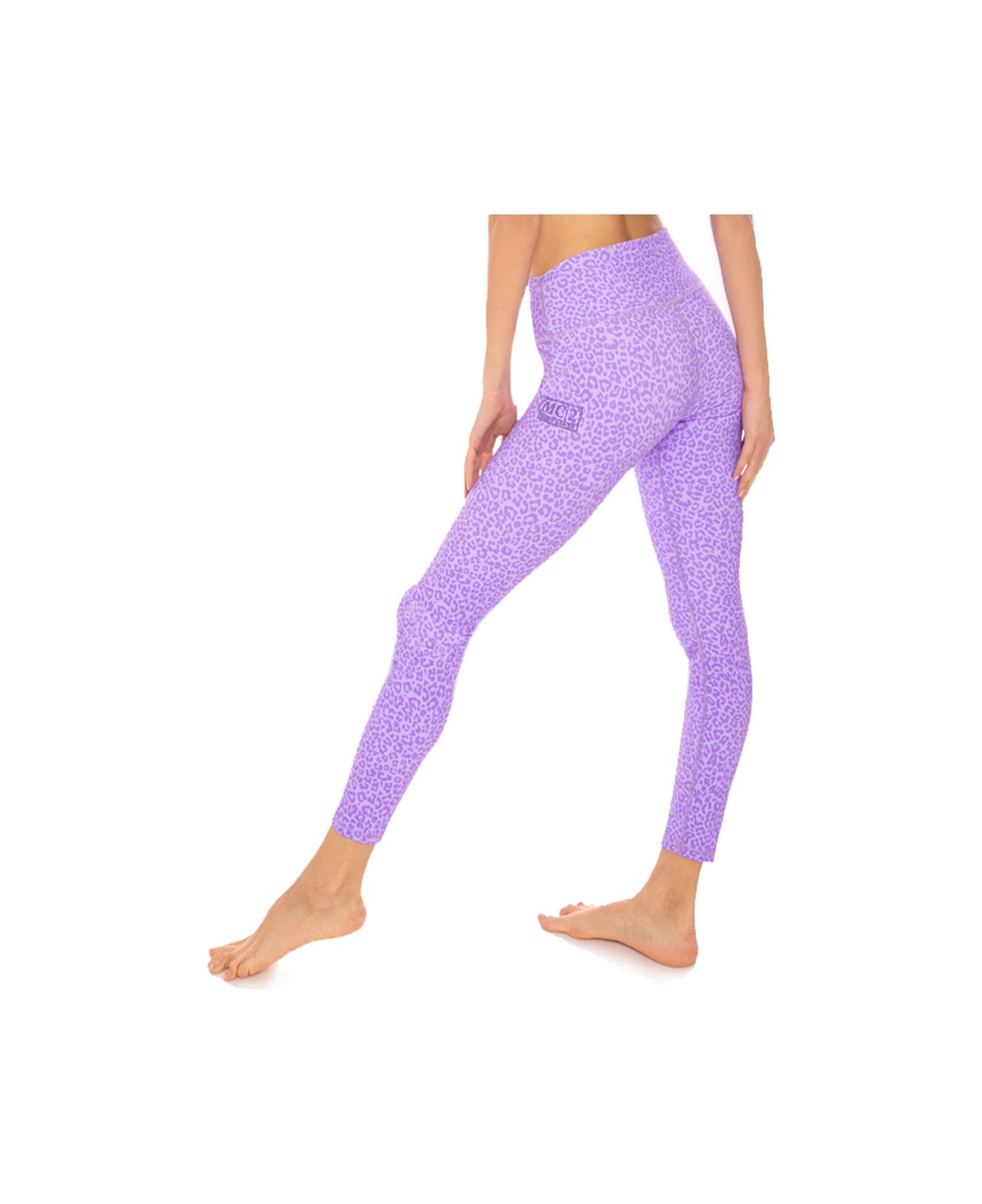 MC2 Saint Barth Animalier Purple Pastel Printed Yoga Leggings - PURPLE