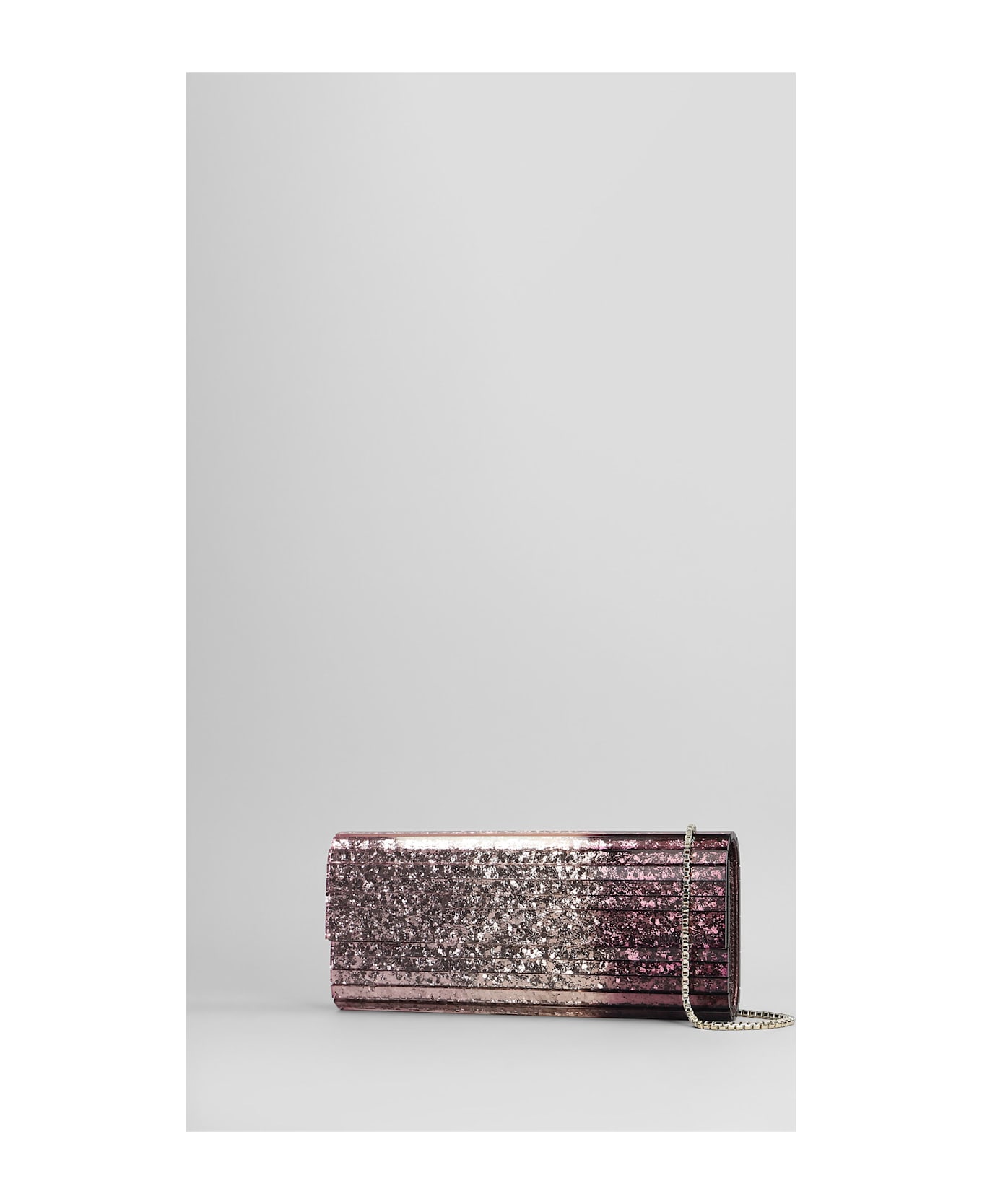 Jimmy Choo Sweetie Clutch In Rose-pink Acrylic - rose-pink