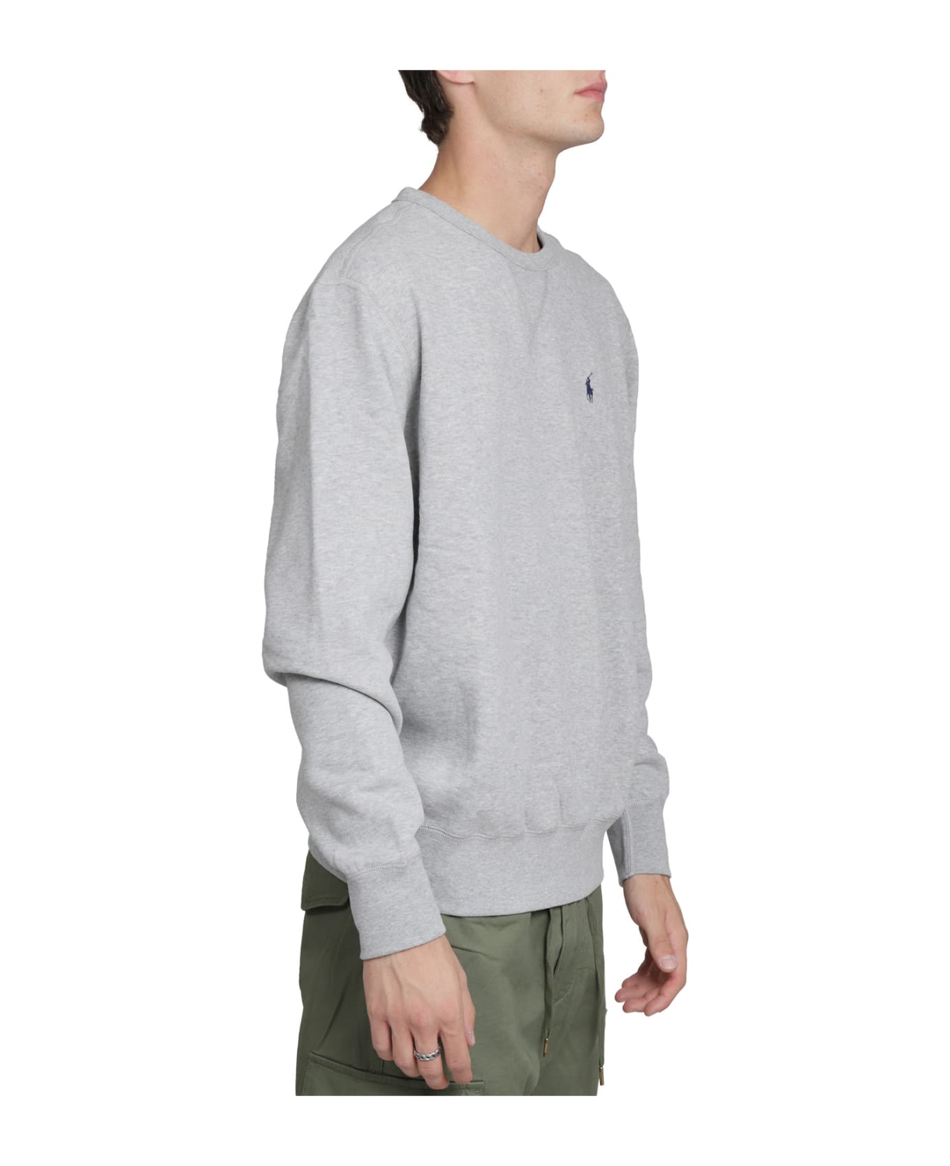 Ralph Lauren Grey Crewneck Sweater - GREY