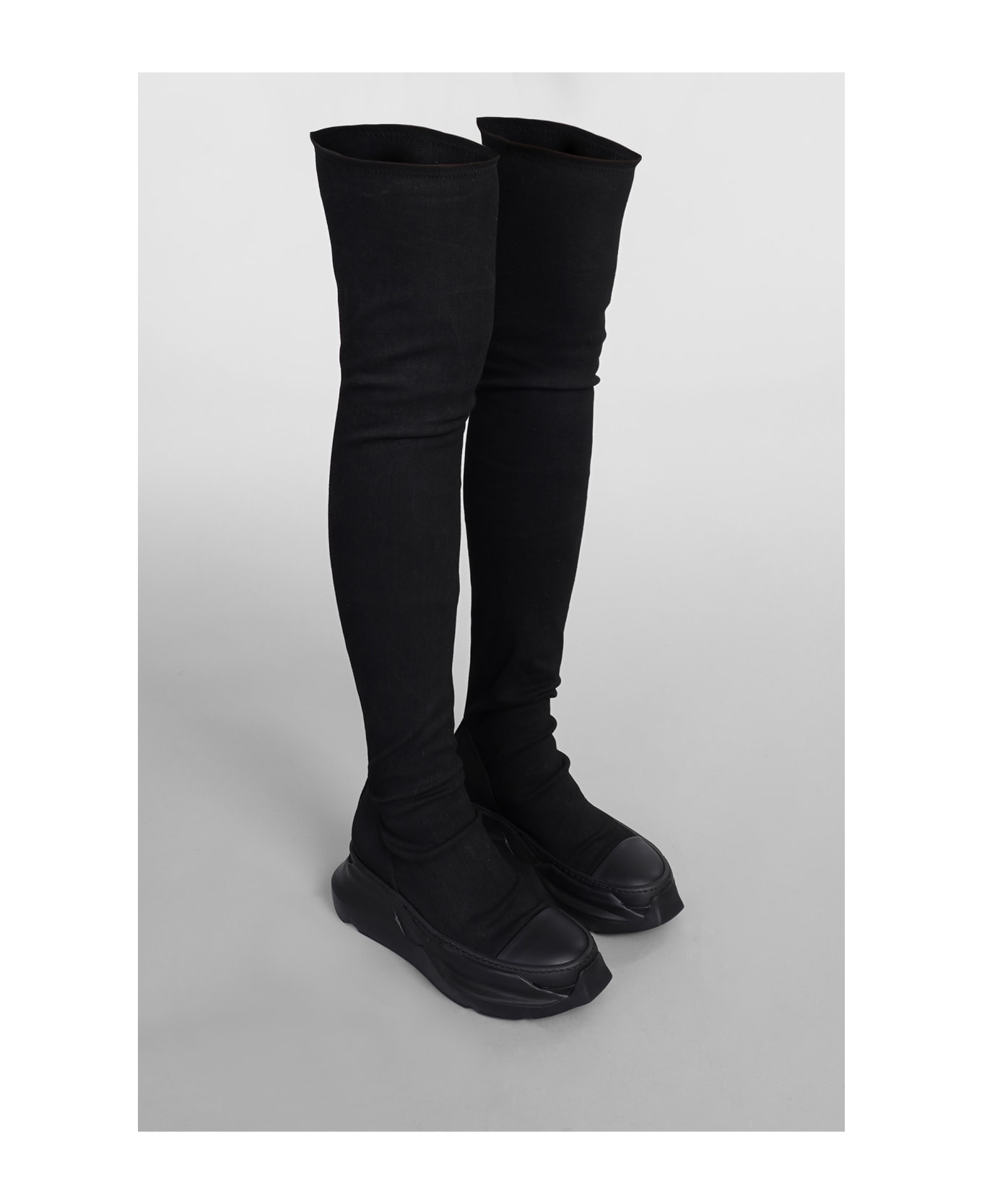 DRKSHDW Abstract Stockings Sneakers - black