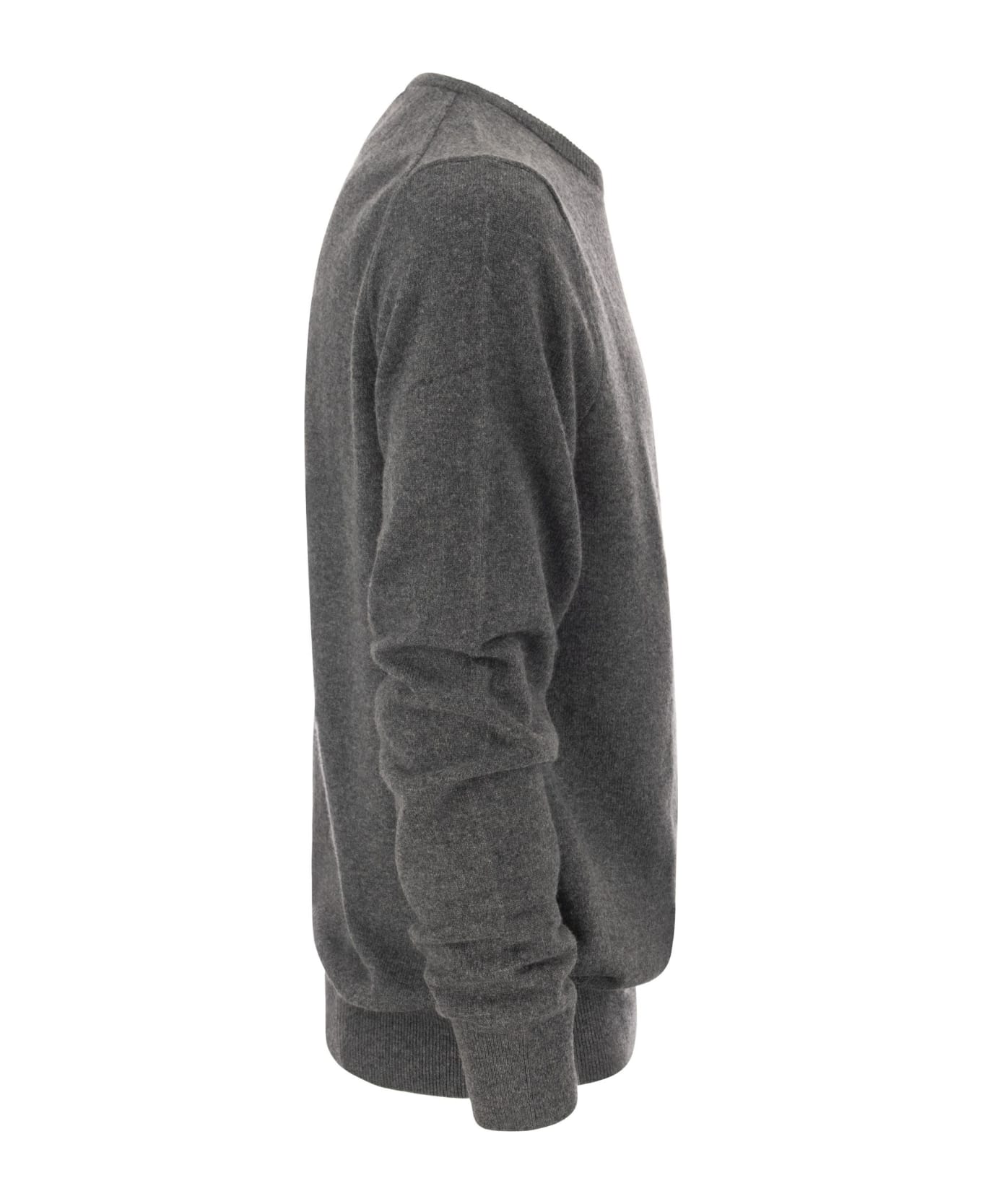 Ralph Lauren Crew-neck Wool Sweater Polo Ralph Lauren - Grey ニットウェア