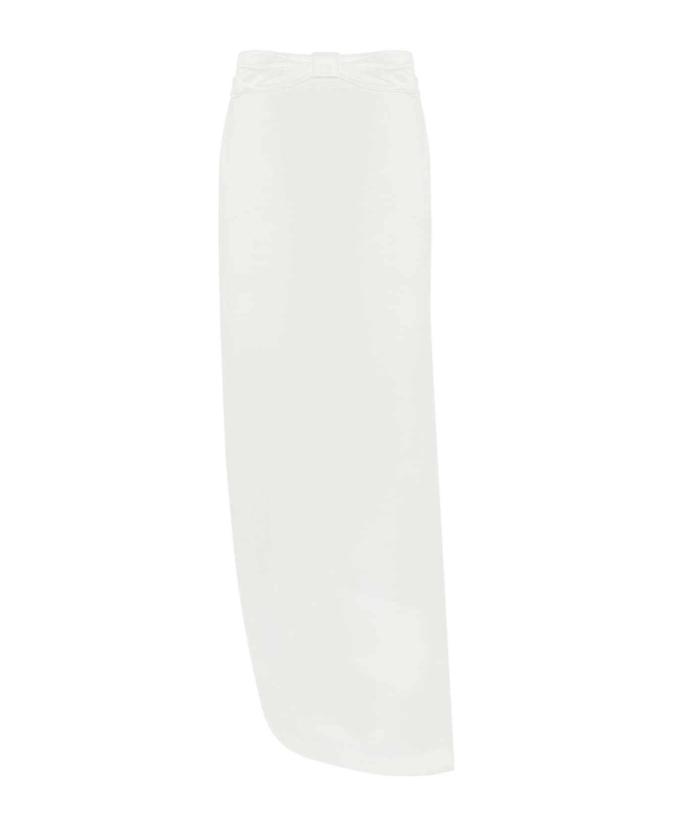 Elisabetta Franchi Crepe Skirt - Ivory