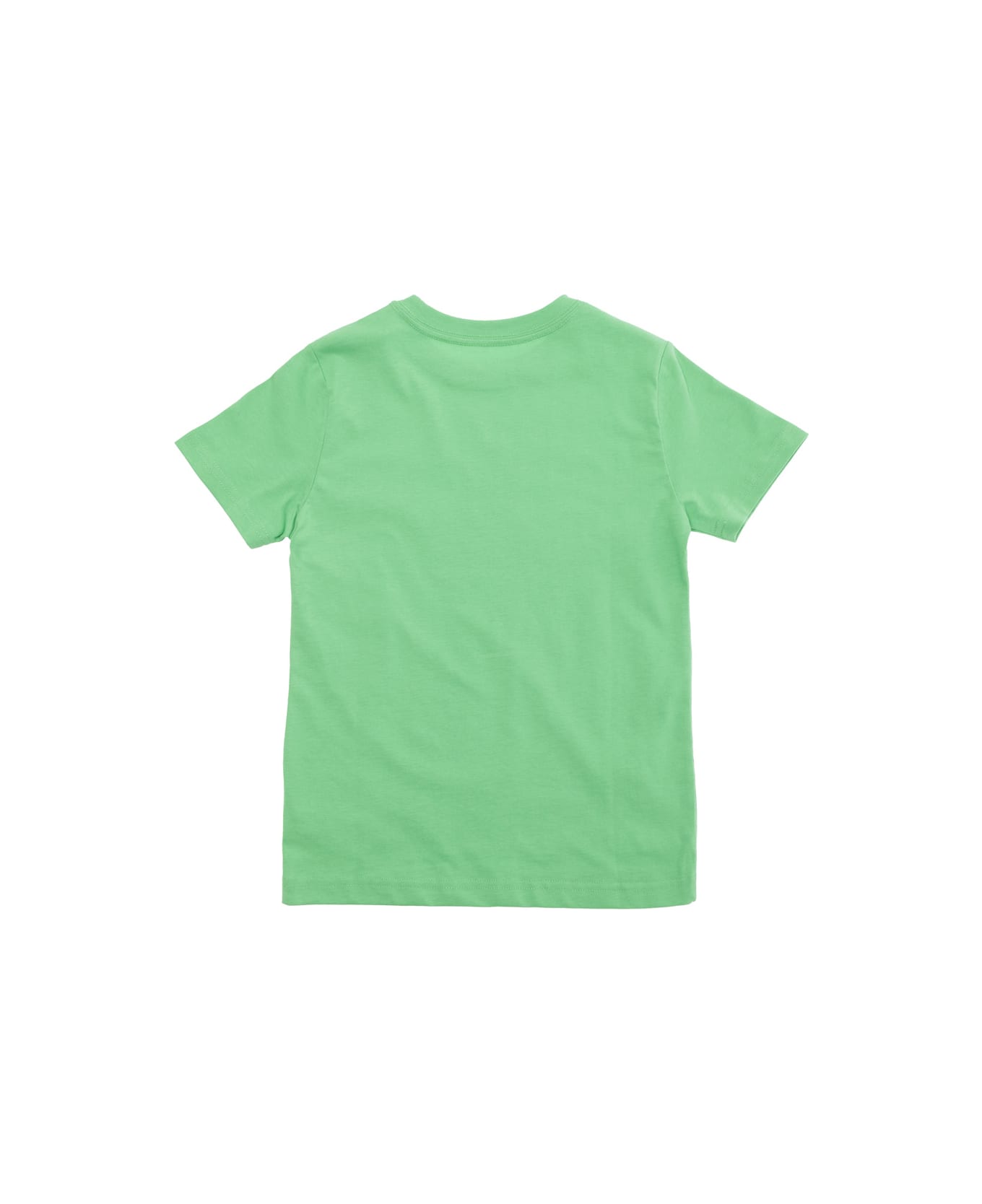 Polo Ralph Lauren Green T-shirt With Polo Bear Print In Jersey Boy - Green