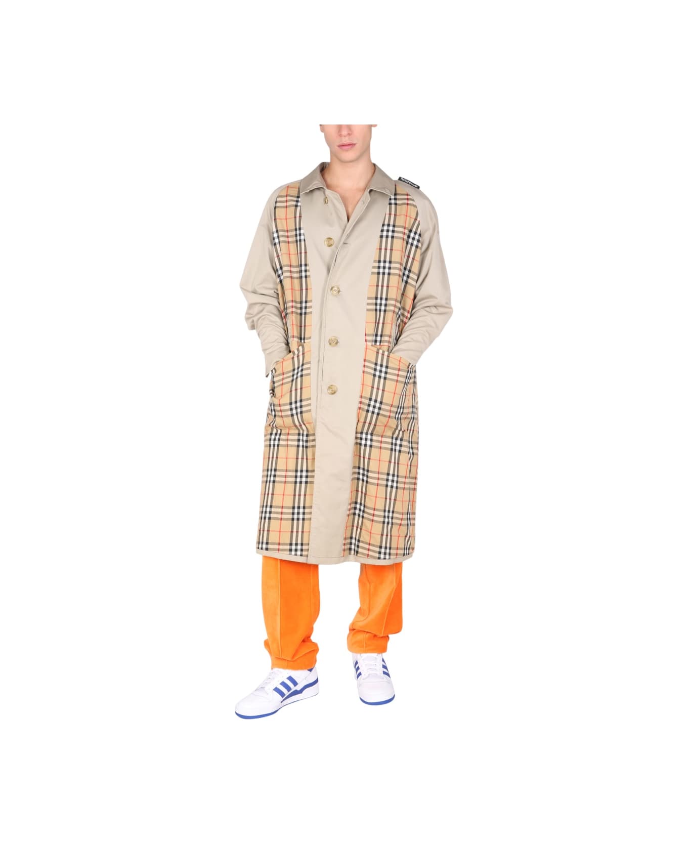 1/OFF Remade Burberry Trench - MULTICOLOUR