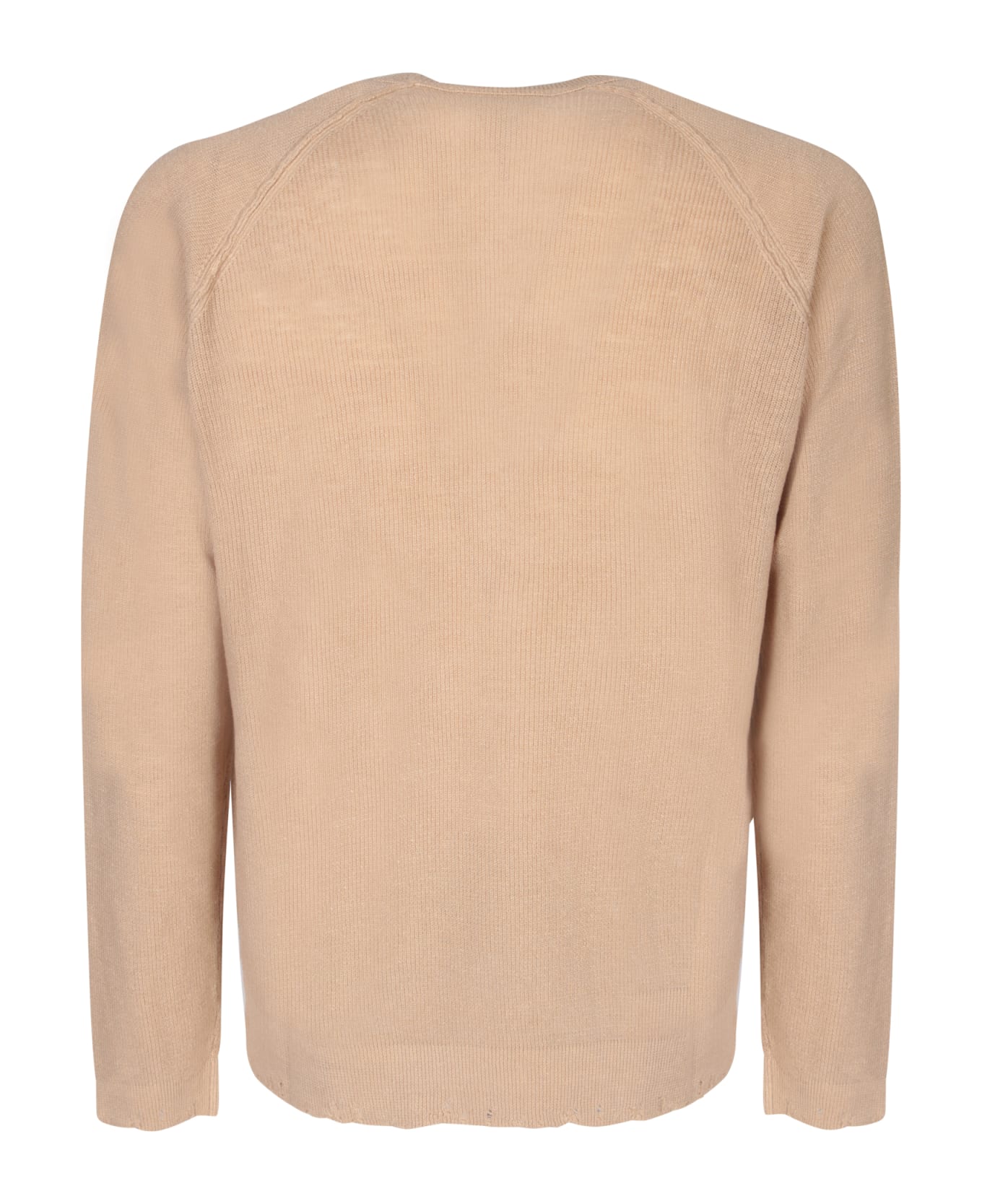 Atomo Factory Beige Linen And Cotton Sweater - Beige
