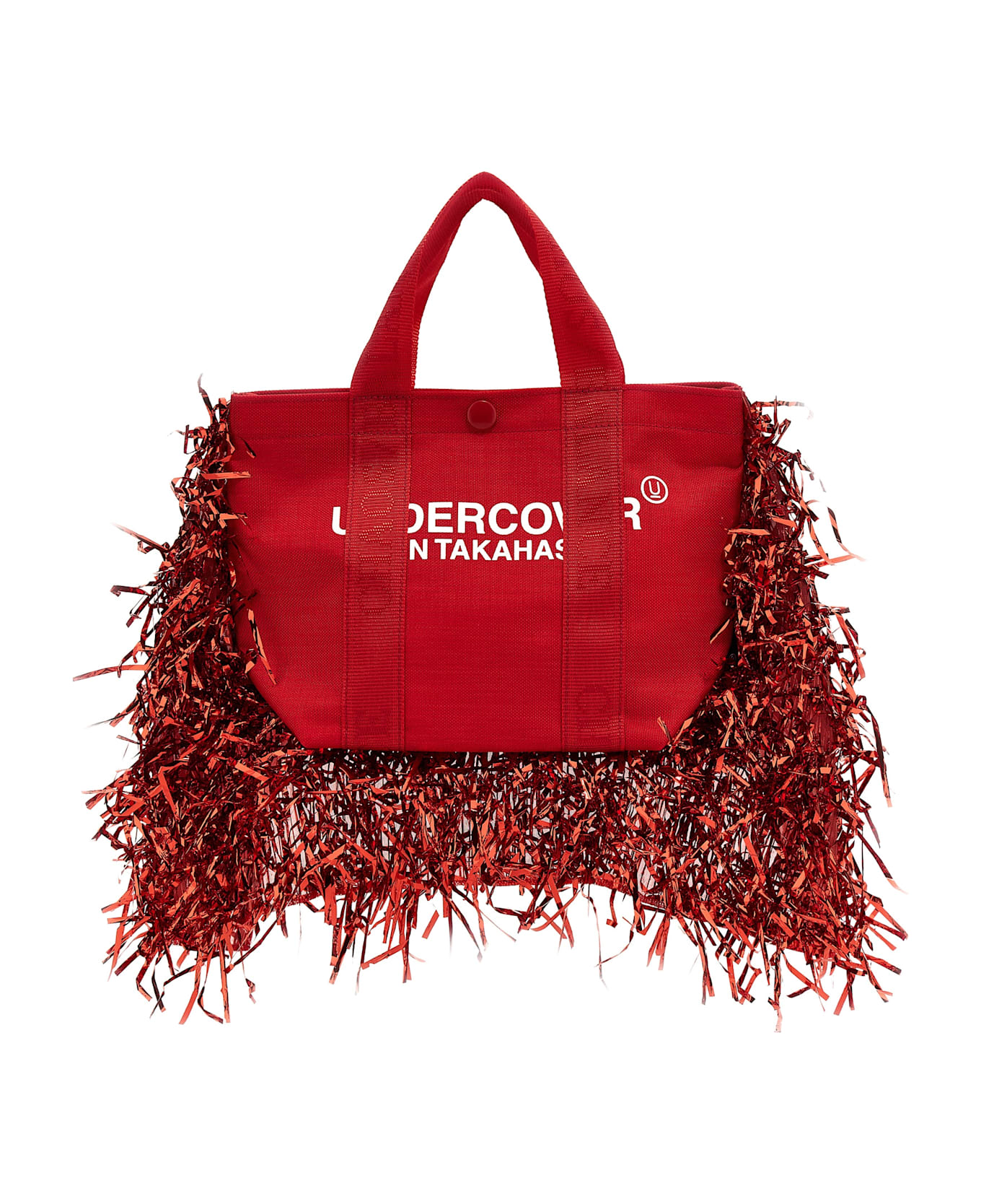 Undercover Jun Takahashi Fringed Handbag - Red
