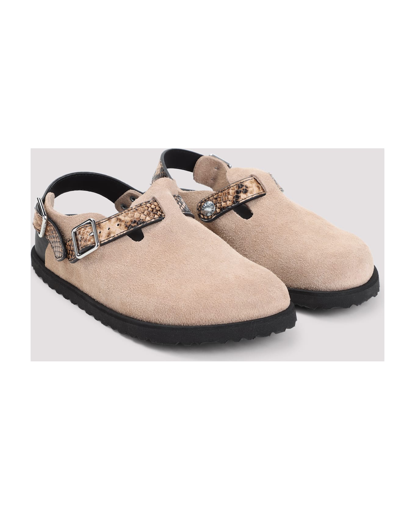Birkenstock Tokyo Mule - NATURALSNAKEBROWN