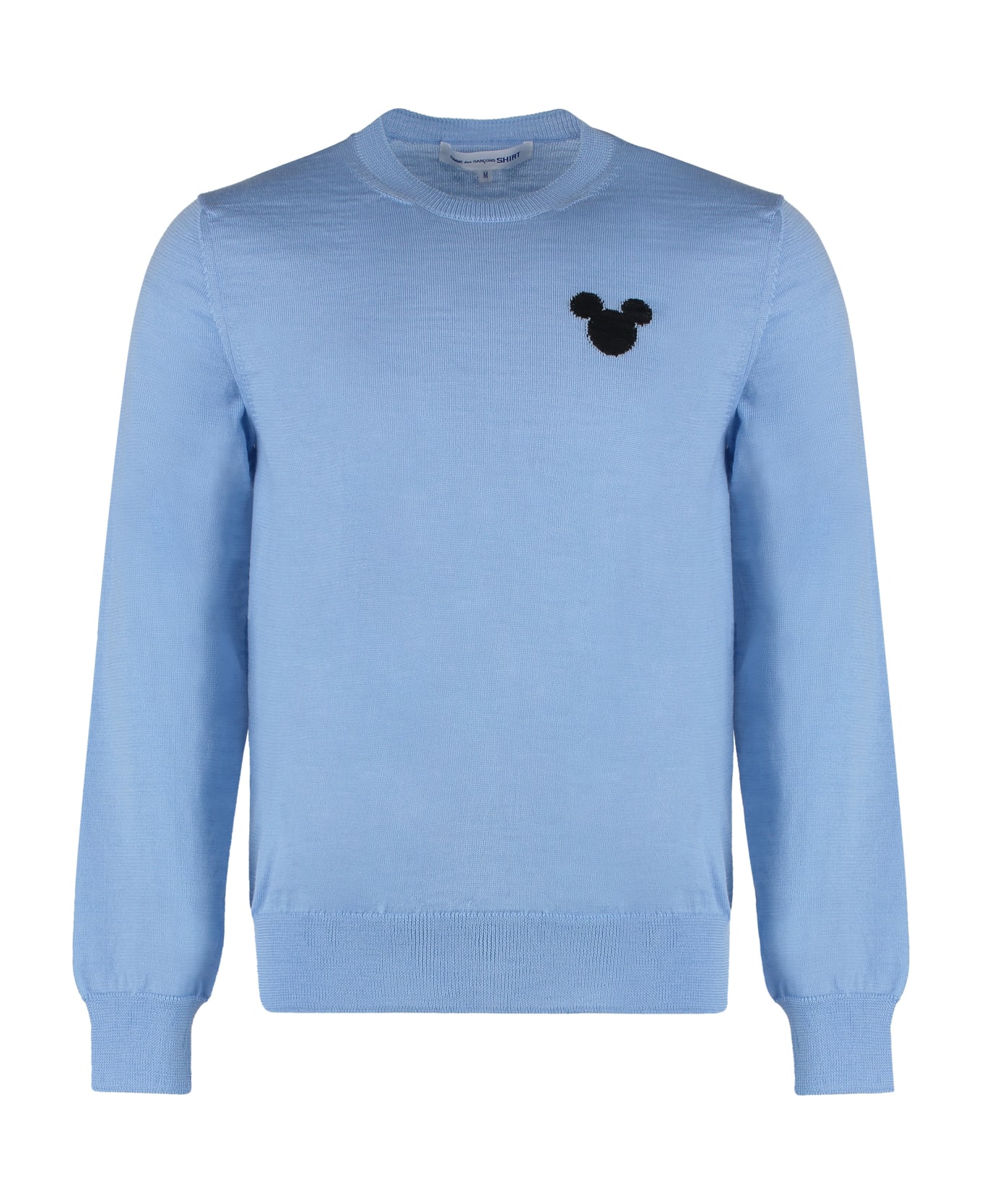 Comme des Garçons Shirt X Disney - Long Sleeve Crew-neck Sweater - Light Blue