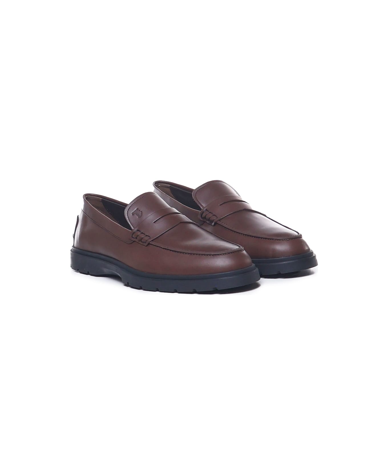 Tod's Loafers In Calfskin - Brown