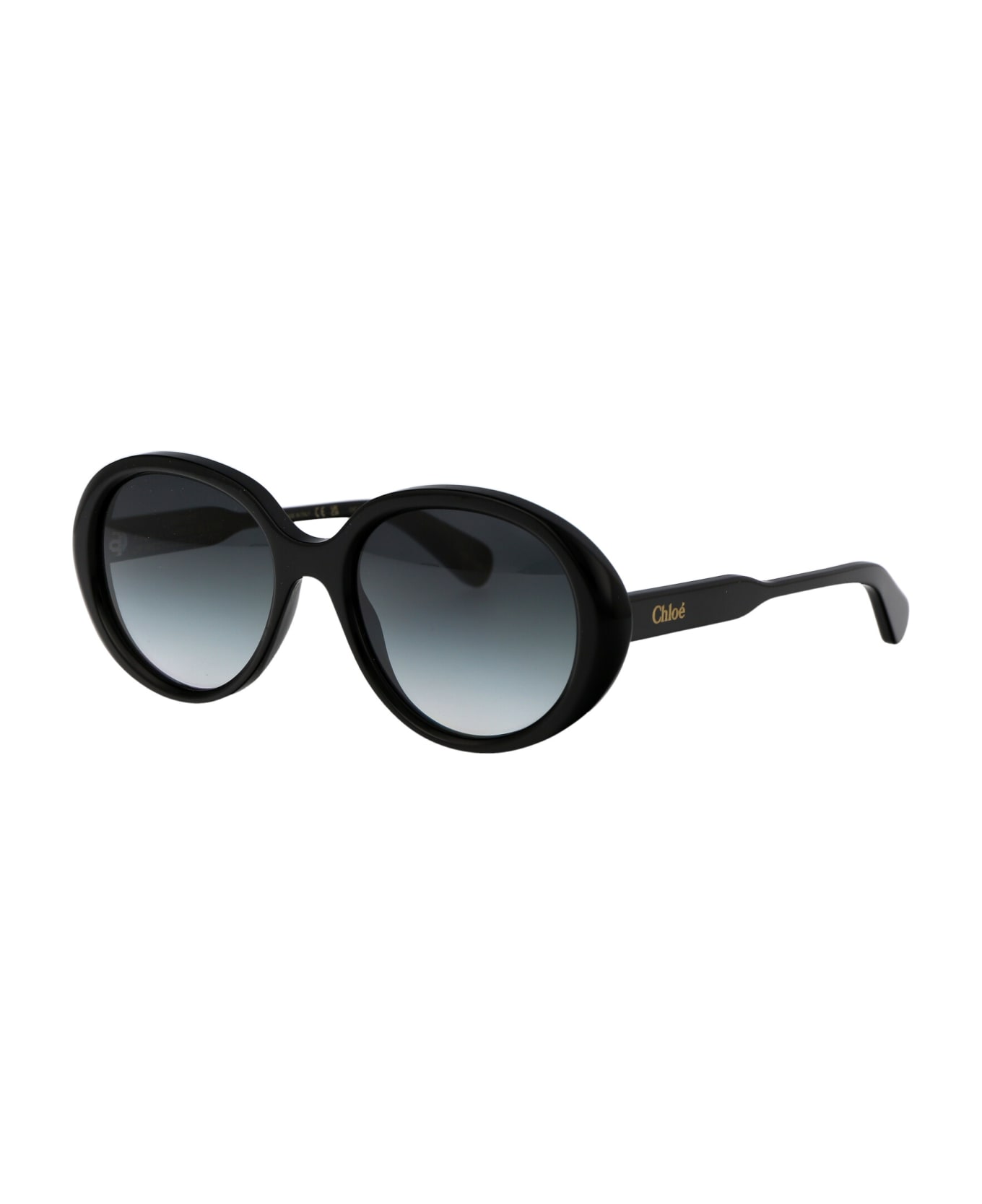 Chloé Eyewear Ch0221s Sunglasses - 001 BLACK BLACK GREY
