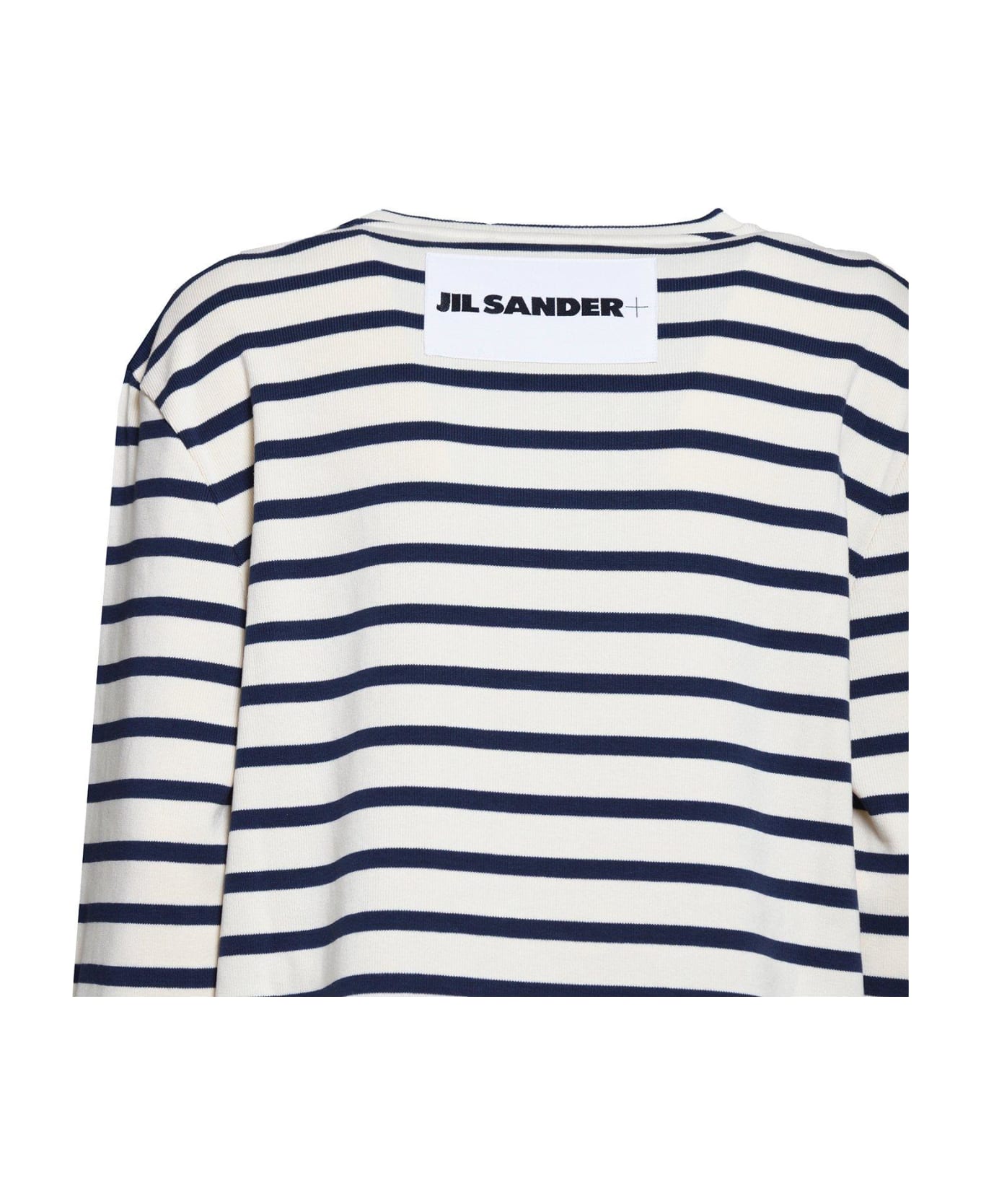 Jil Sander + Striped Crewneck Sweatshirt - BLUE STRIPE