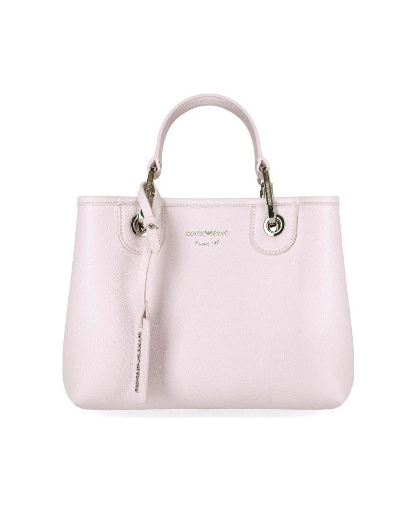 Emporio Armani Myea Logo Printed Tote Bag - Pink