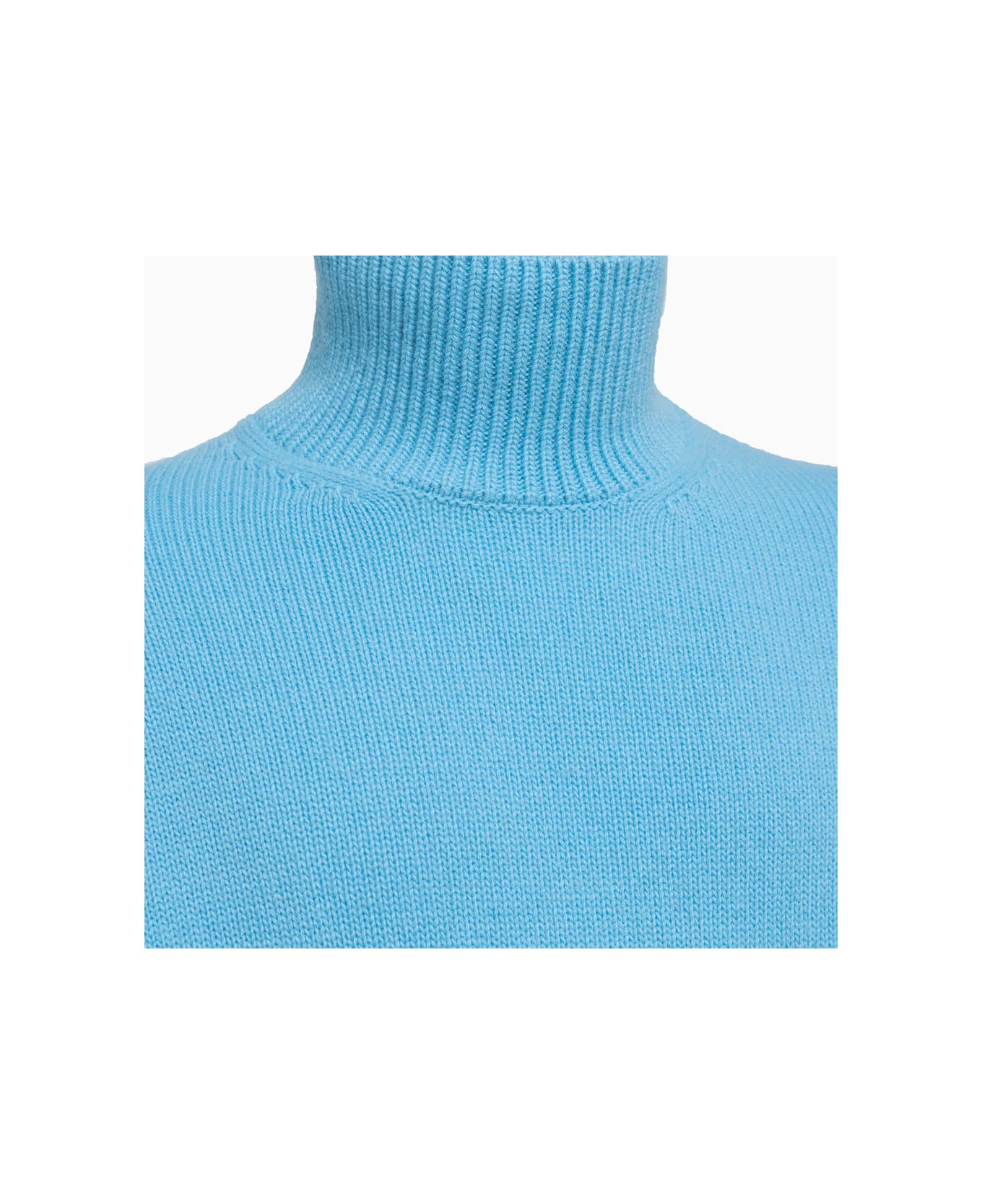 Laneus Turtle Neck Sweater - BLUE