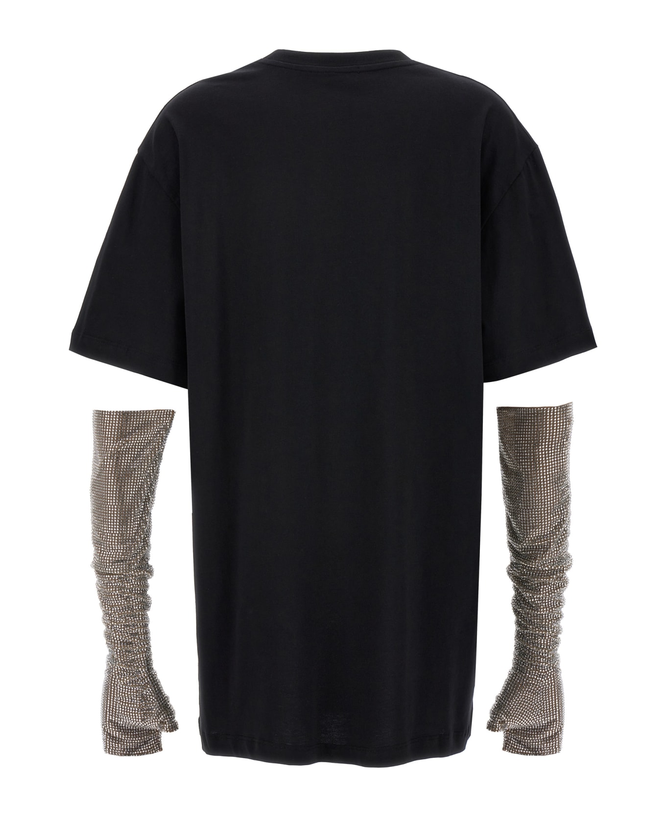 Giuseppe di Morabito Crystal Sleeve Dress - Black  