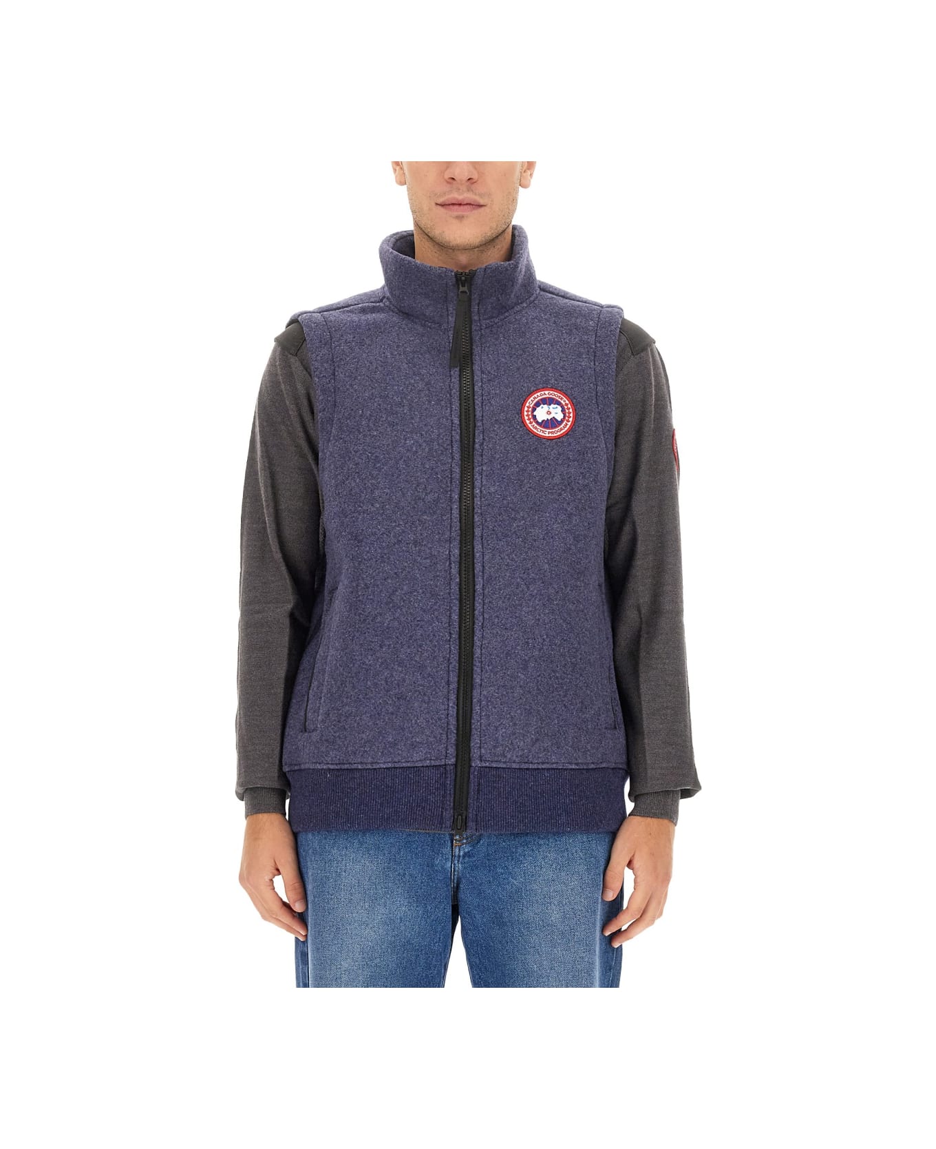 Canada Goose Vests With Logo - BLUE ベスト