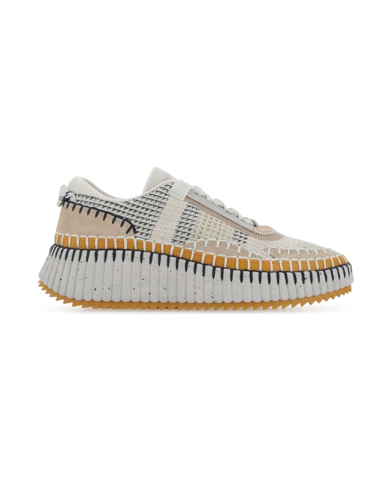 Chloé Multicolor Fabric Nama Sneakers - 268