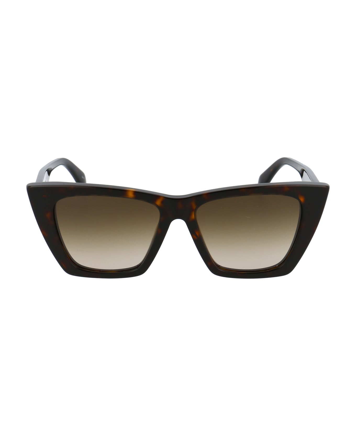 Alexander McQueen Eyewear Am0299s Sunglasses - 002 HAVANA HAVANA BROWN