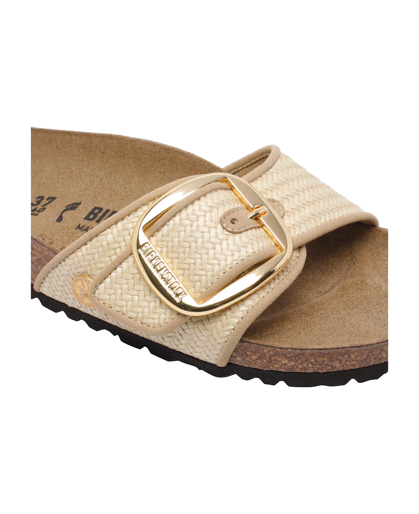 Birkenstock Madrid Big Buckle Sandals - Beige