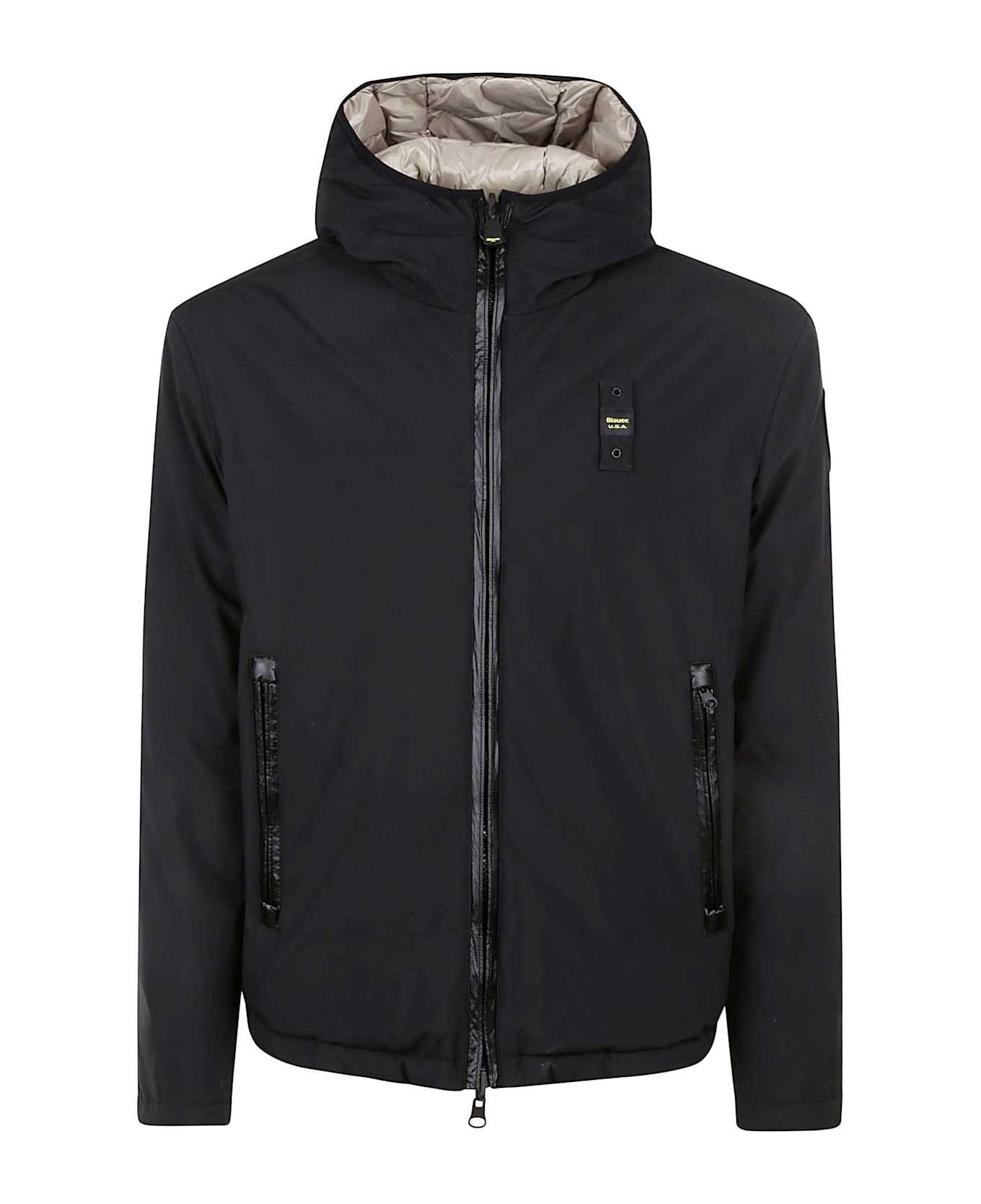 Blauer Pocket Zip Reversible Padded Jacket