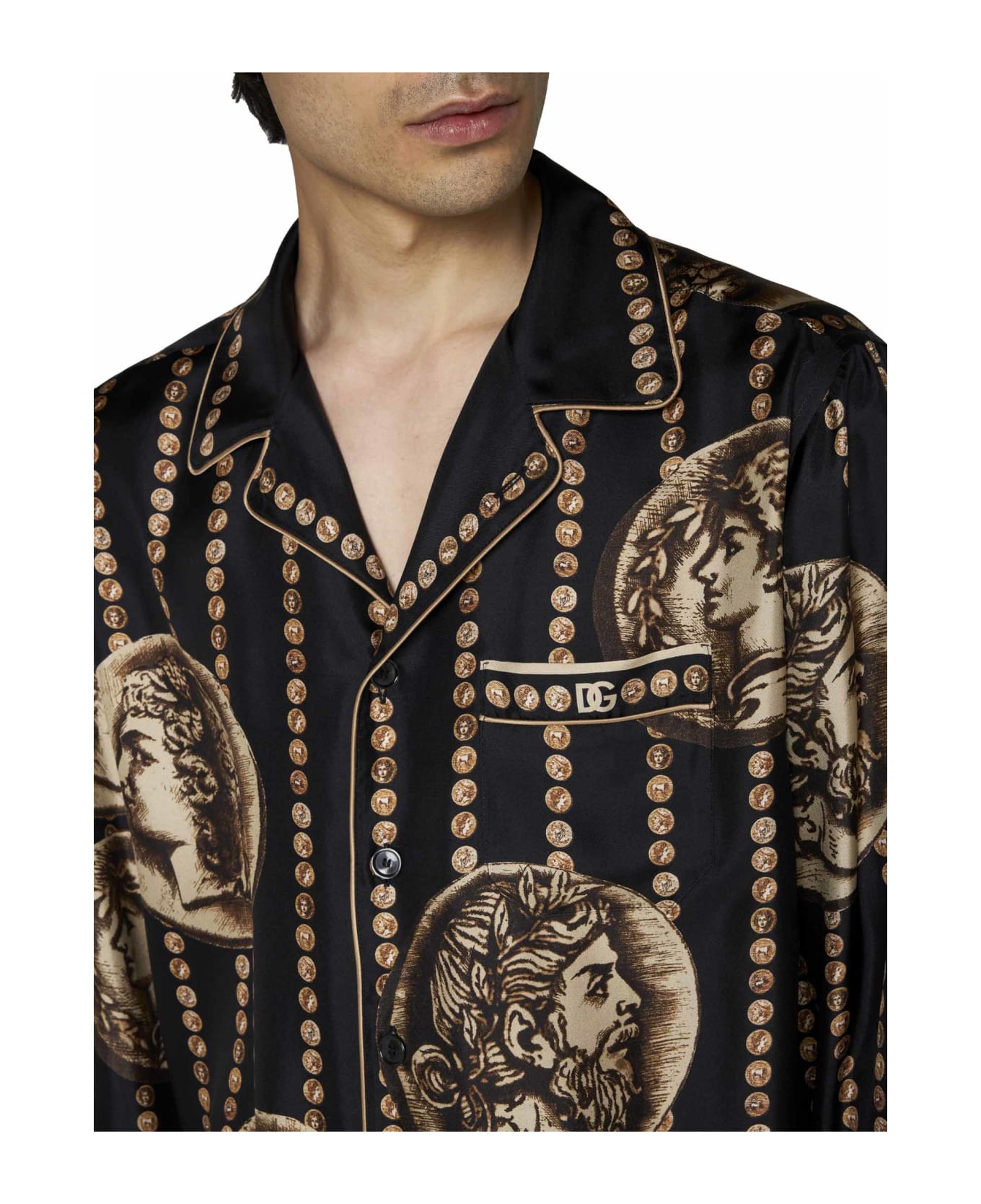 Dolce & Gabbana Silk Shirt - Black シャツ