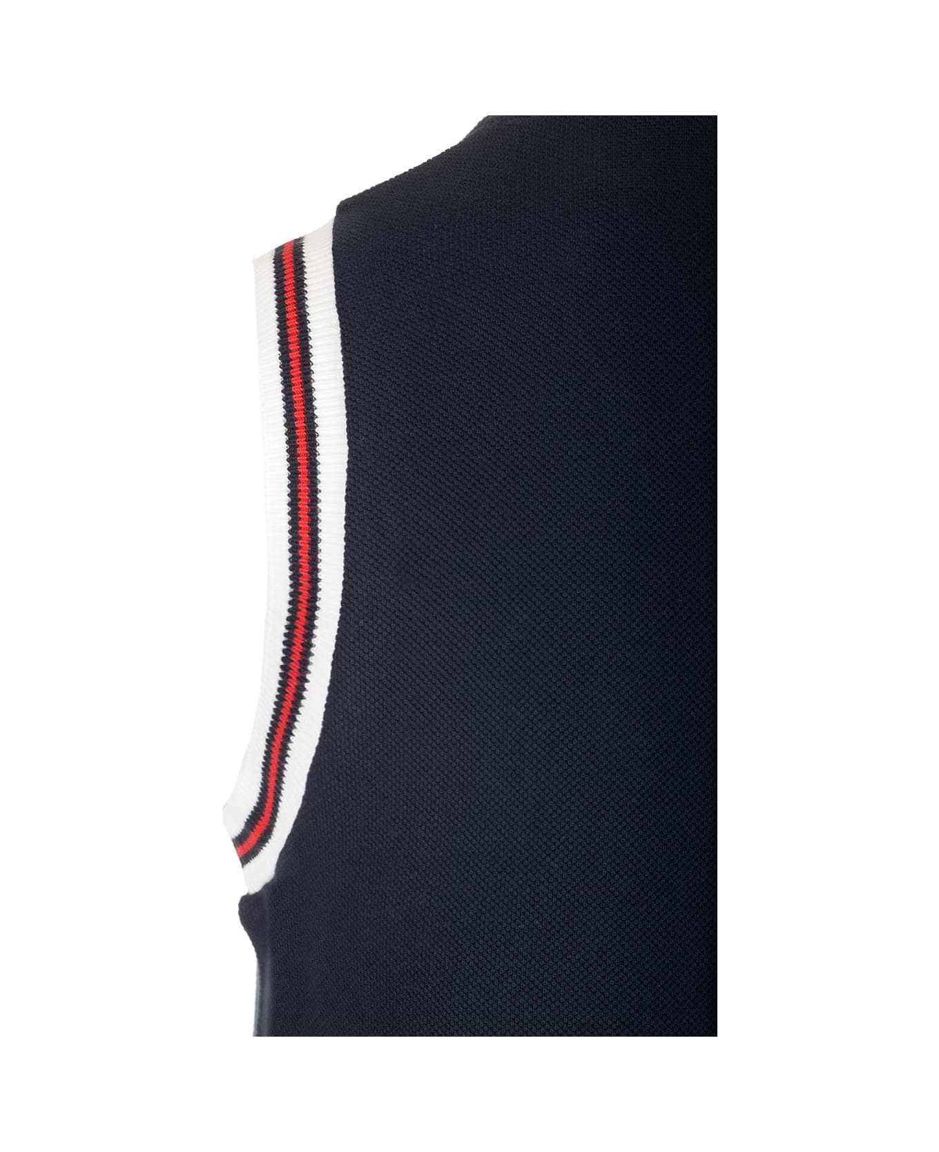 Thom Browne Cotton Pique Tennis Dress - NAVY ワンピース＆ドレス