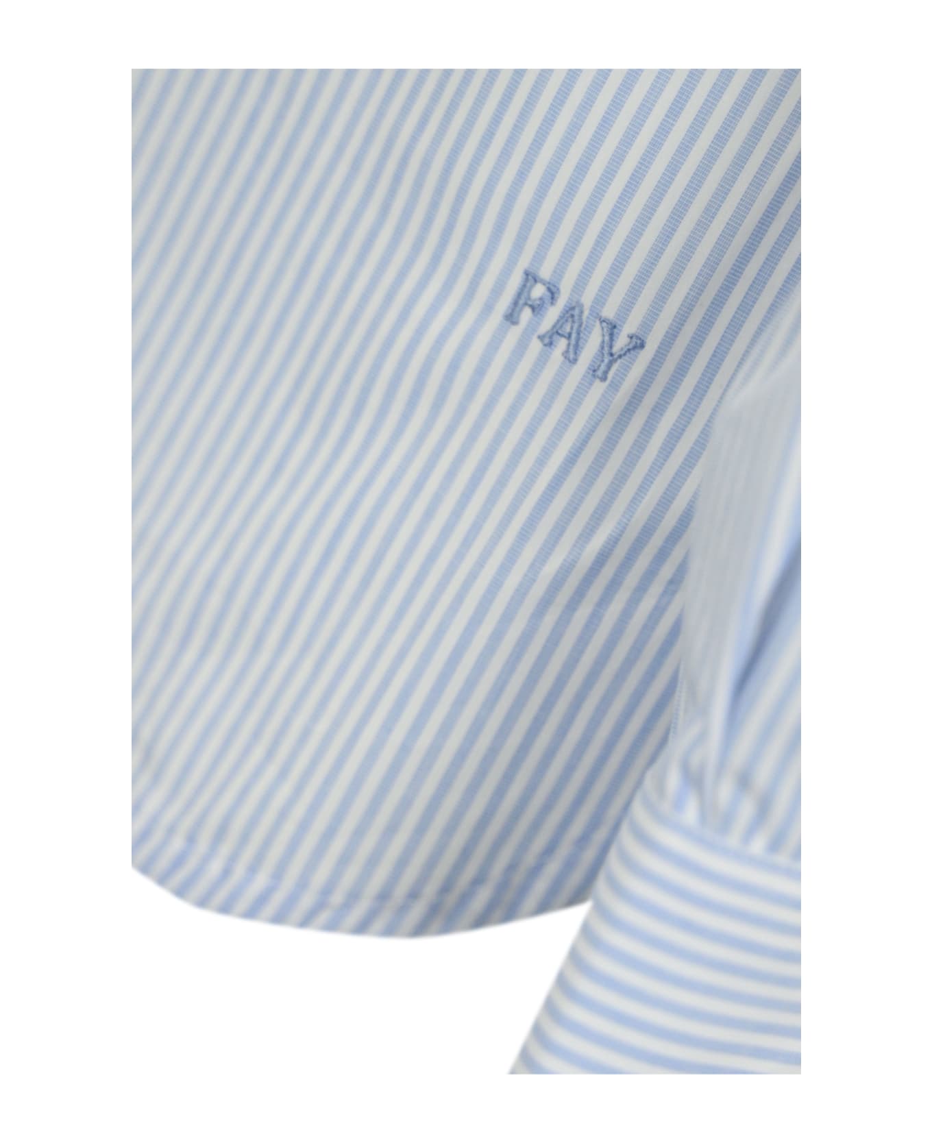 Fay Regular Striped Cotton Shirt