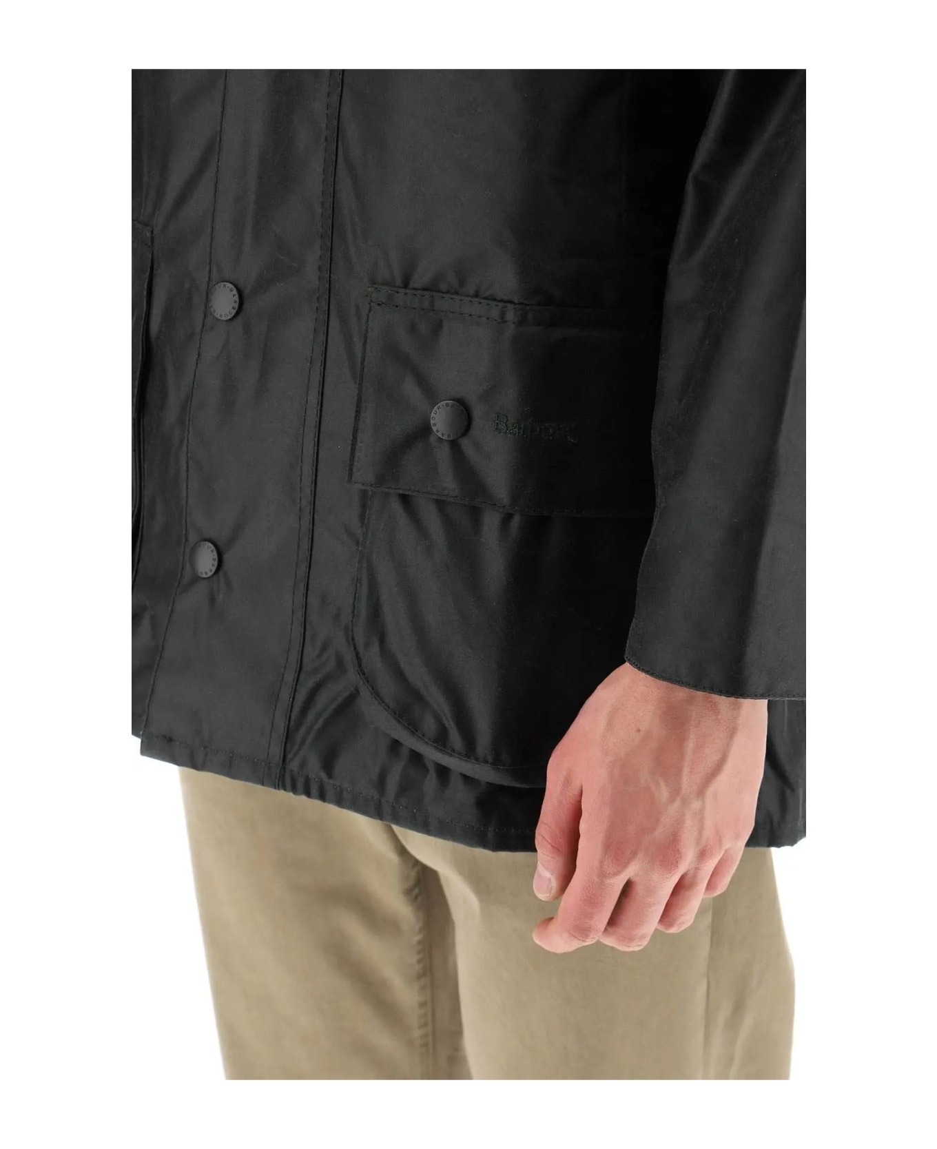 Barbour 
beaufort
 Wax Jacket - Sage