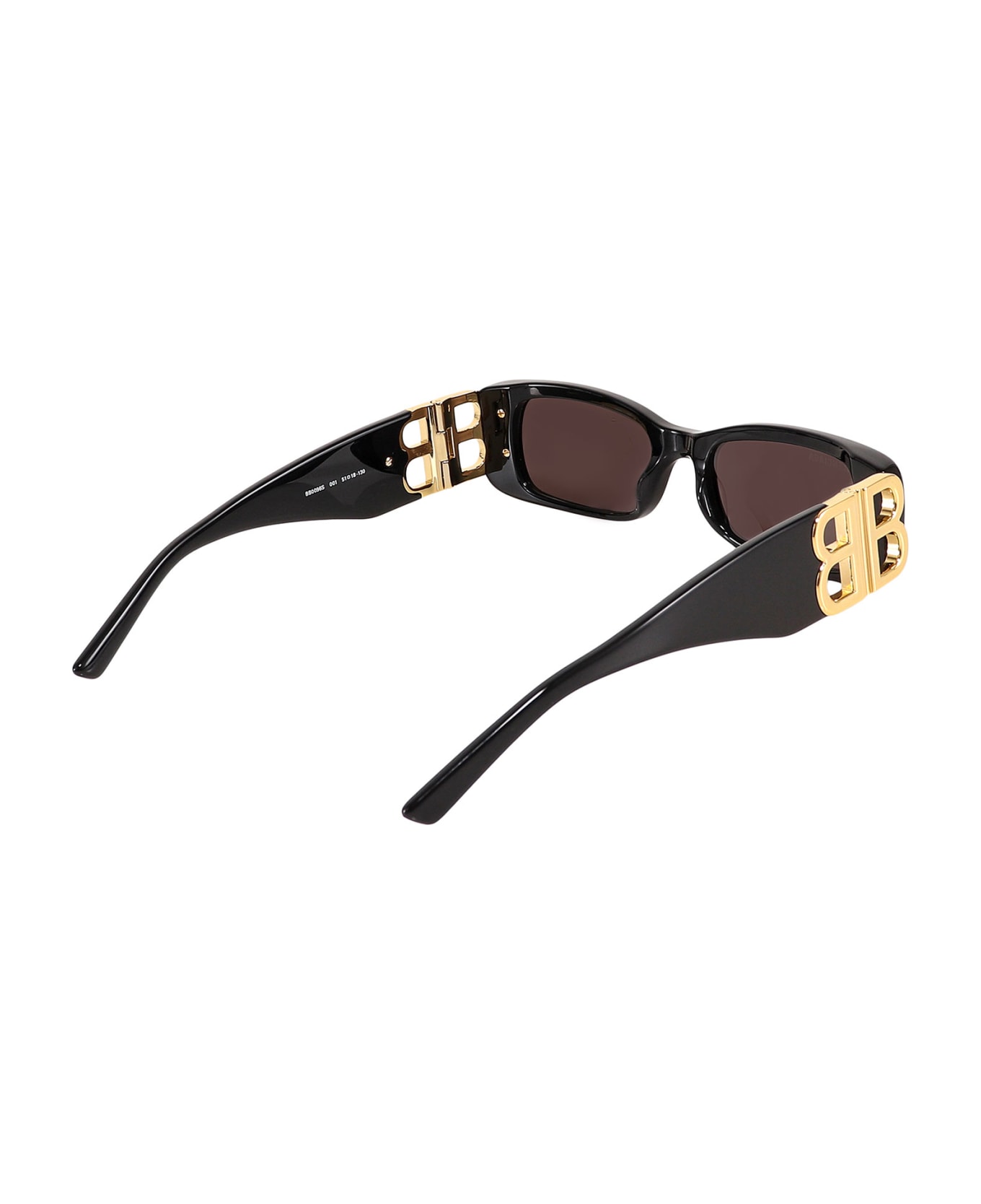 Balenciaga Eyewear Dynasty Rectangle Sunglasses - Black