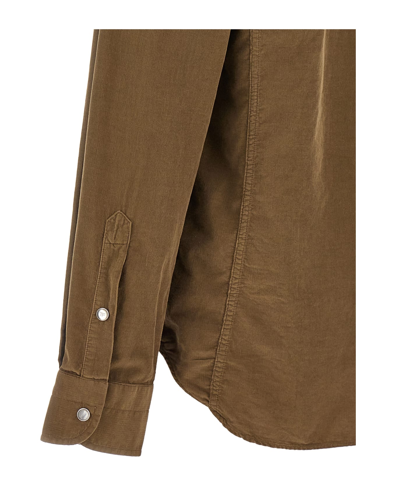 Tom Ford Corduroy Shirt - MOCHA