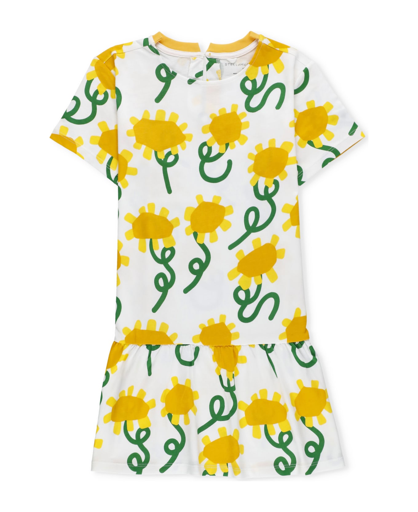 Stella McCartney T-shirt With Print - White ワンピース＆ドレス