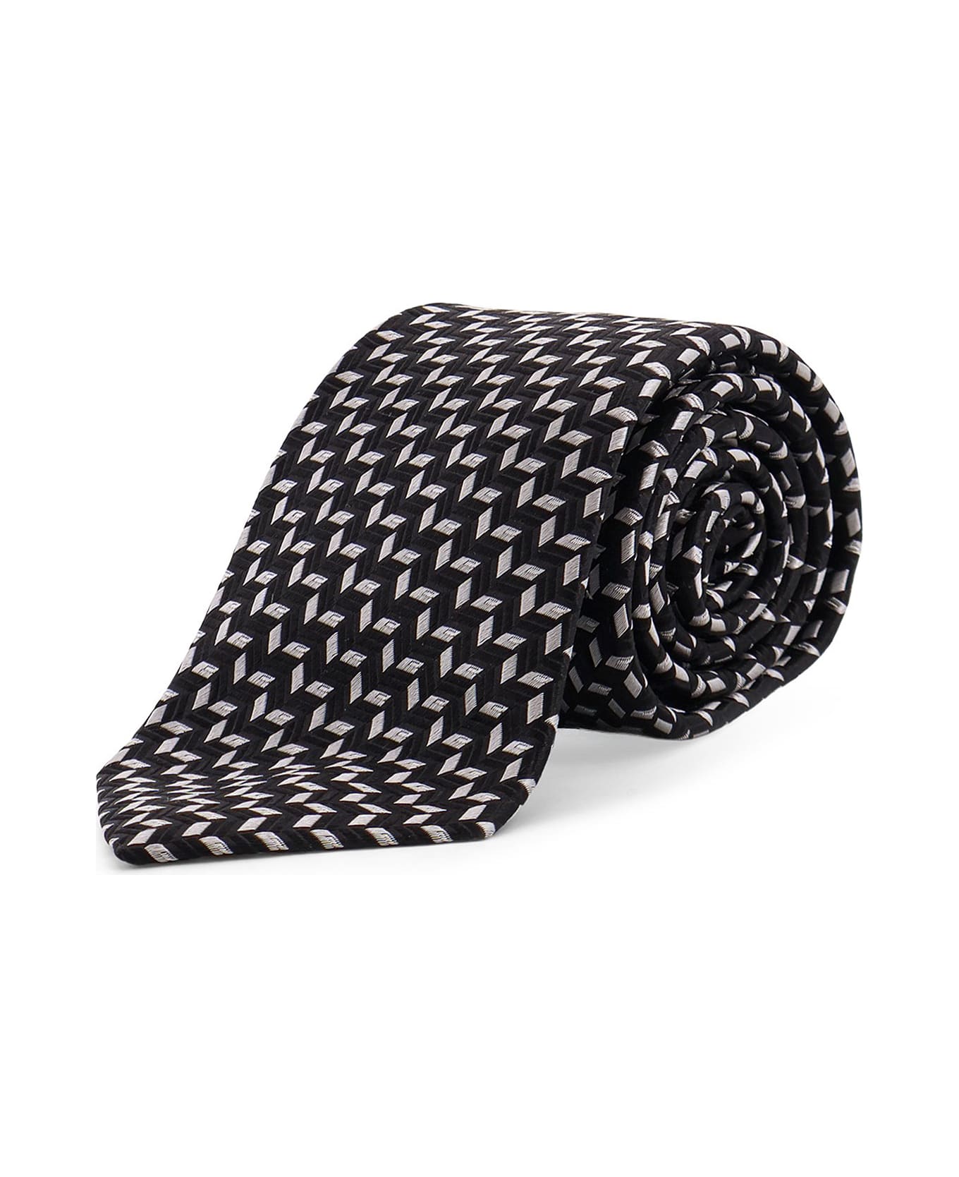Giorgio Armani Silk Tie - Black