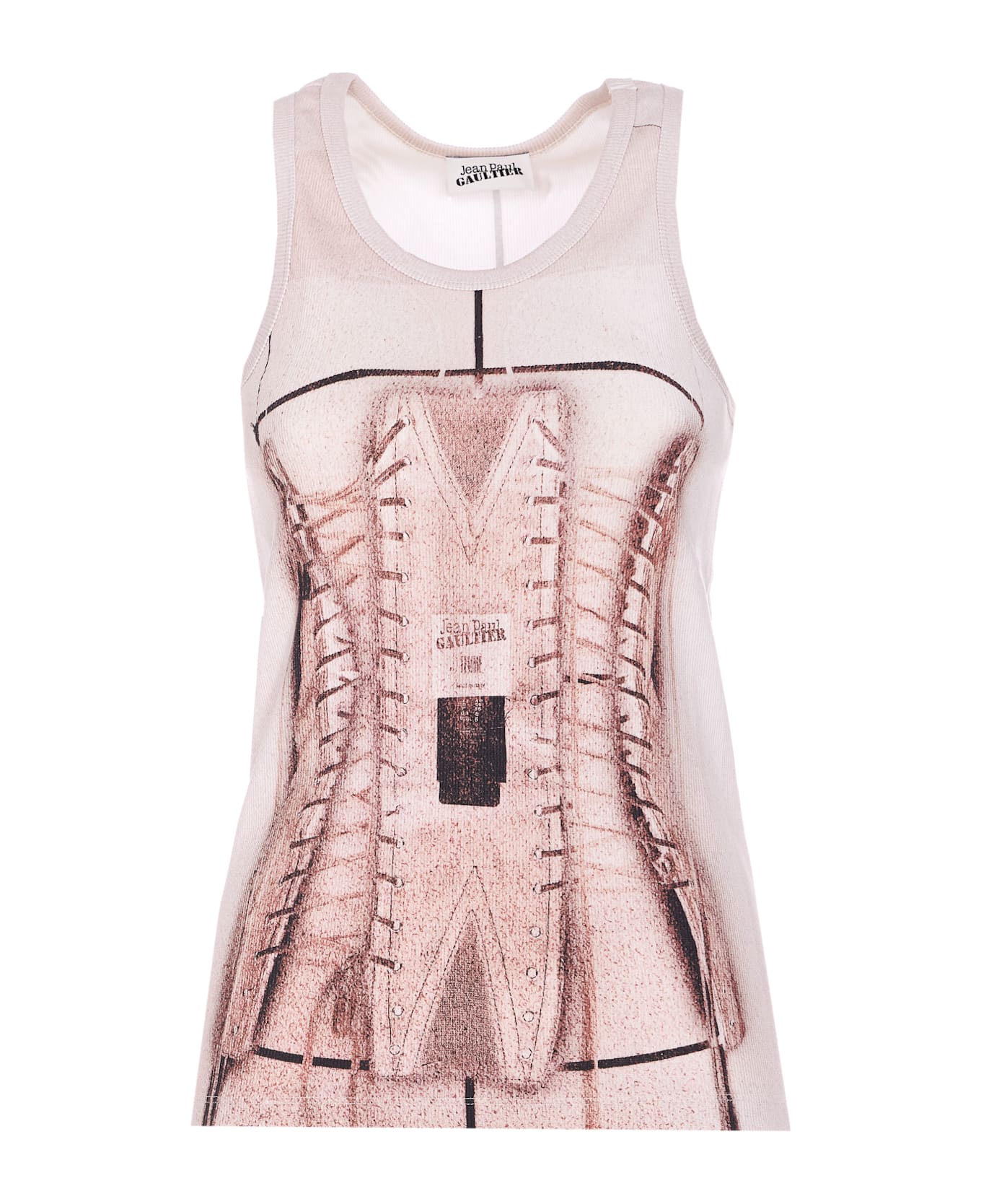 Jean Paul Gaultier Trompe L
oeil Corset Top - Pink