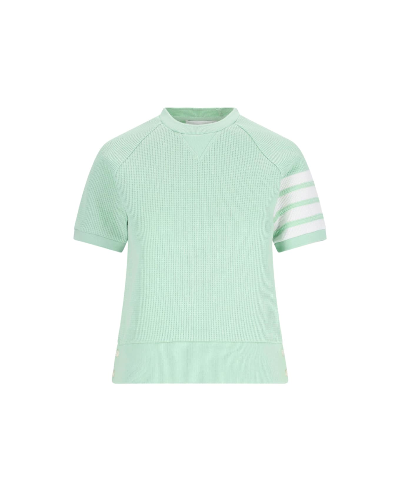 Thom Browne 
4-bar
 Crew Neck Sweatshirt - Green