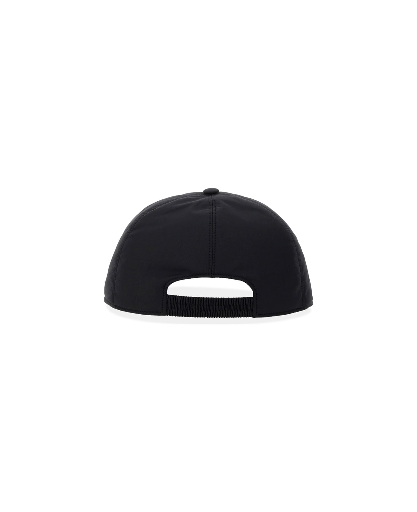 Zegna Baseball Hat With Logo - BLACK