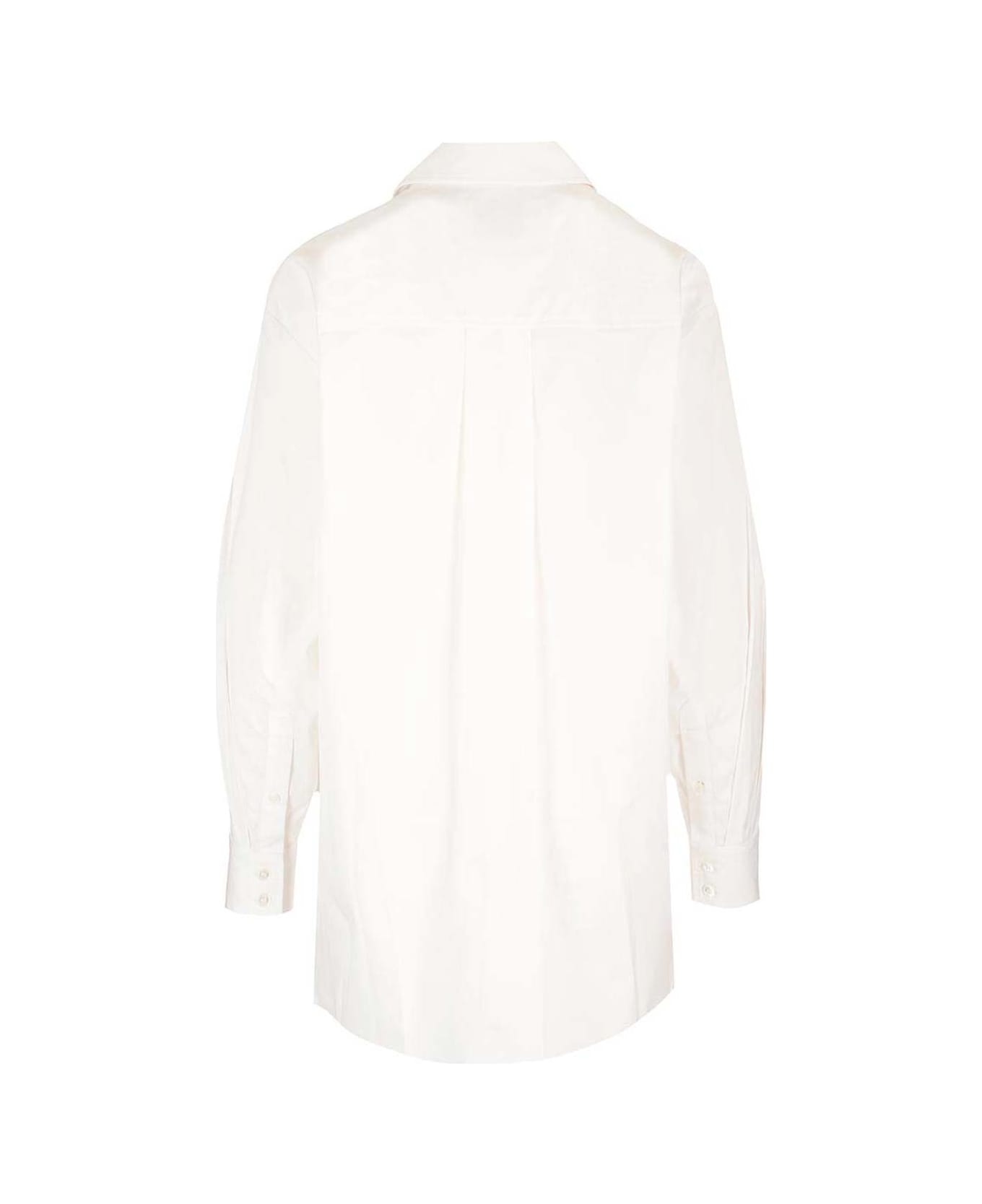 Isabel Marant 'cylvany' Boyfriend Shirt - BIANCO