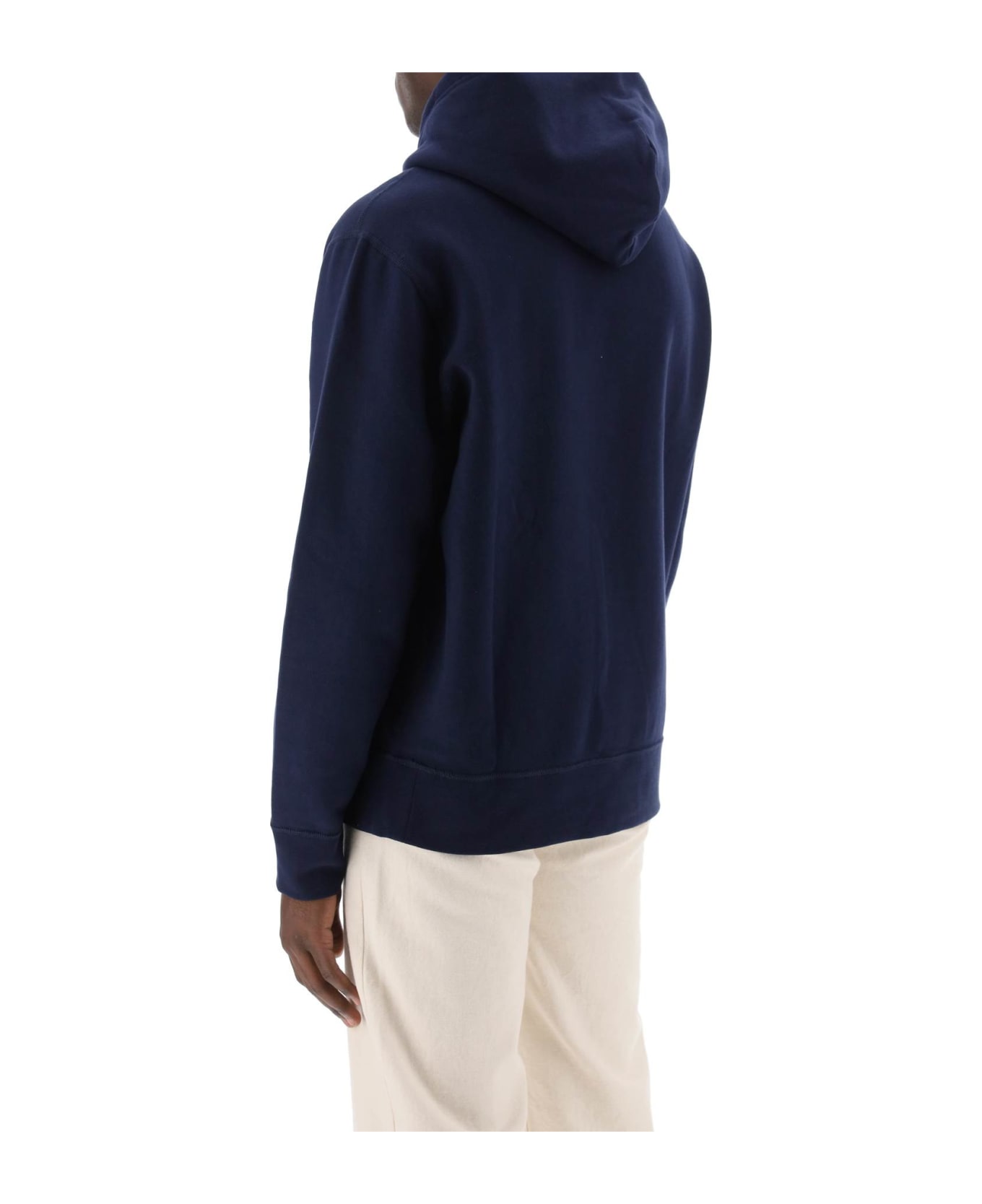 Polo Ralph Lauren Hoodie In Fleece-back Cotton - CRUISE NAVY (Blue) フリース