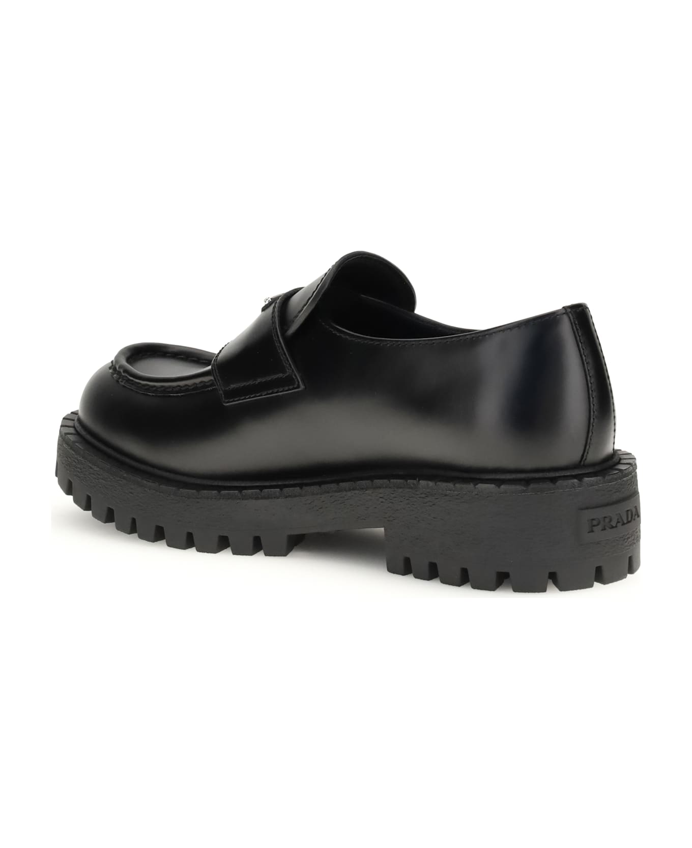 Prada Double Chocolate Loafers