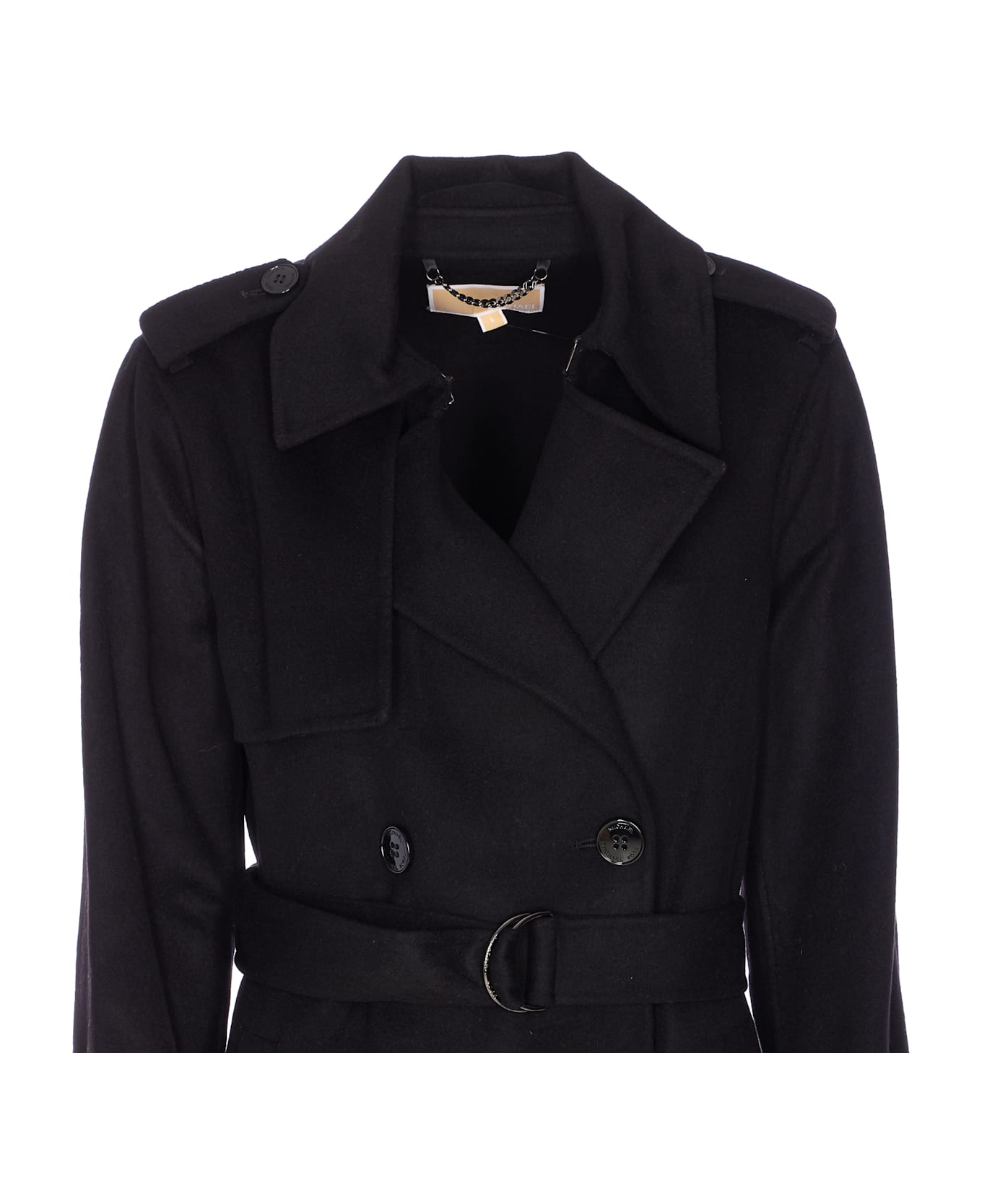 MICHAEL Michael Kors Double Breasted Coat - Black