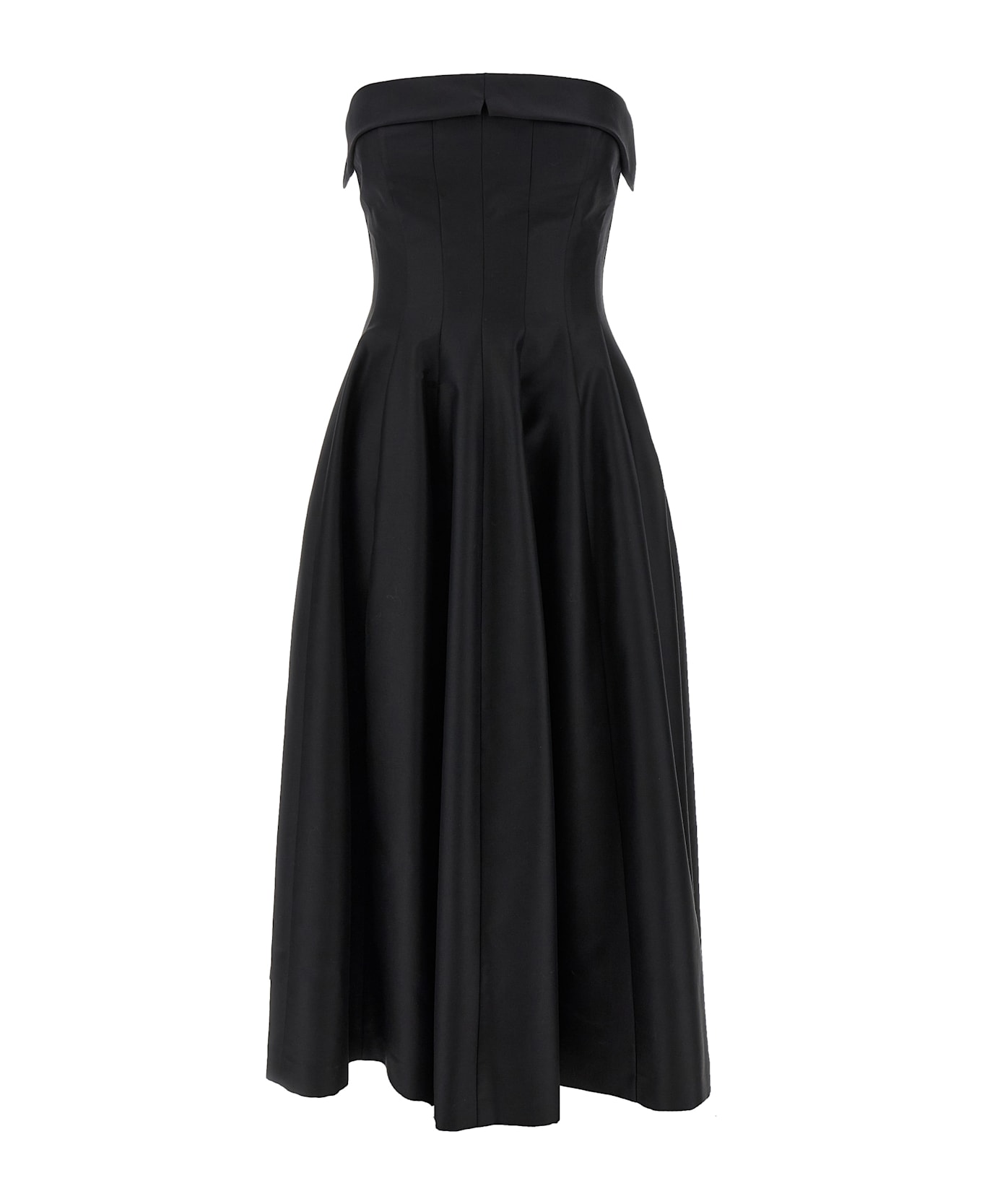 Alberta Ferretti Off-the-shoulder Dress - Black  