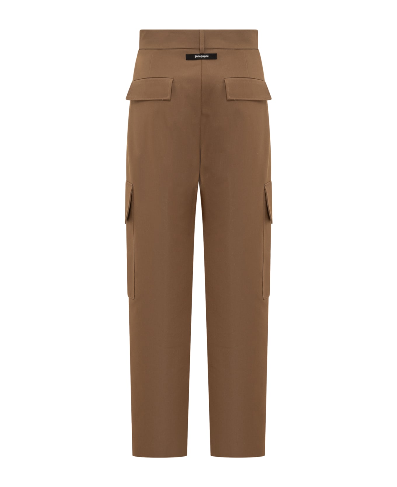 Palm Angels Cargo Trousers - BROWN BLACK