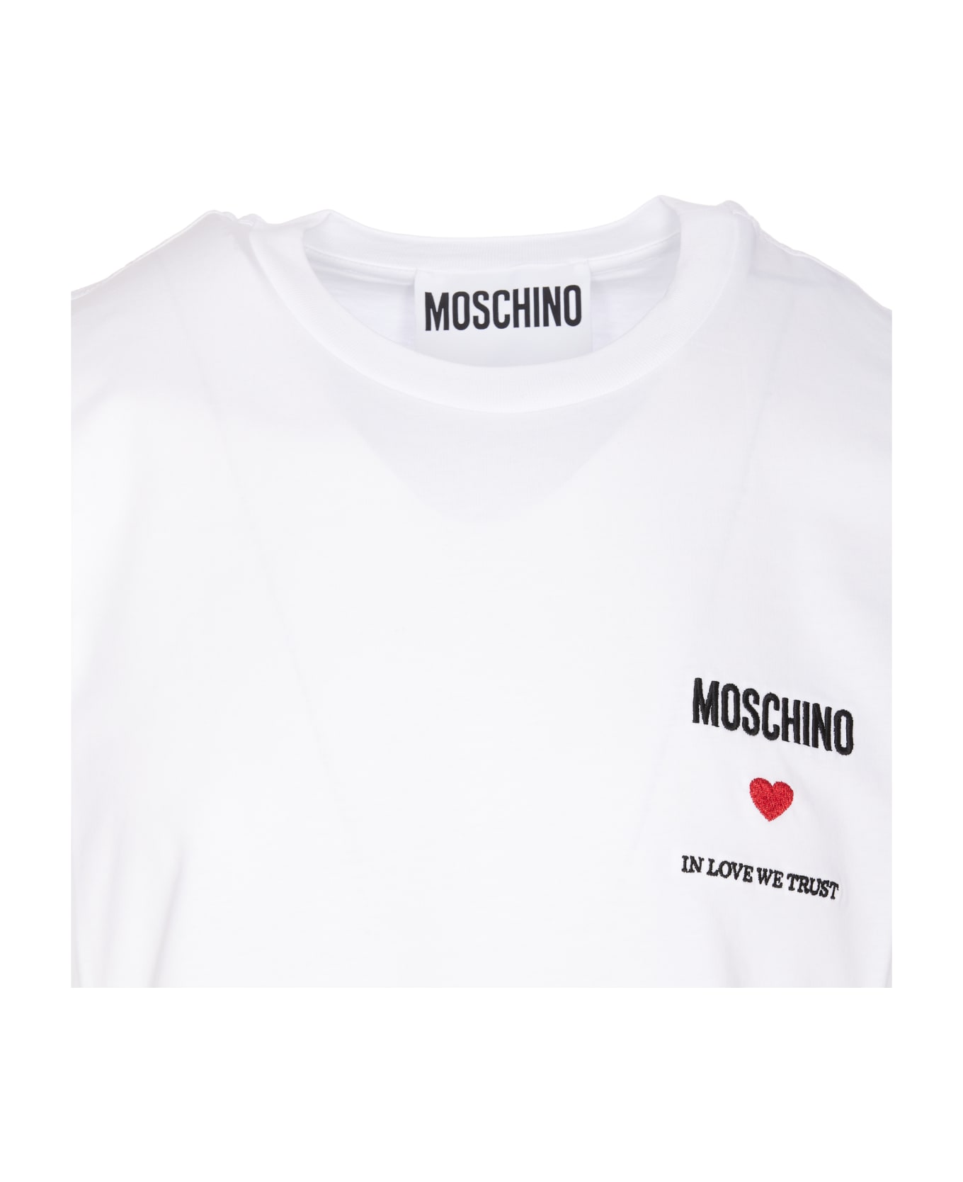 Moschino In Love We Trust T-shirt - White シャツ
