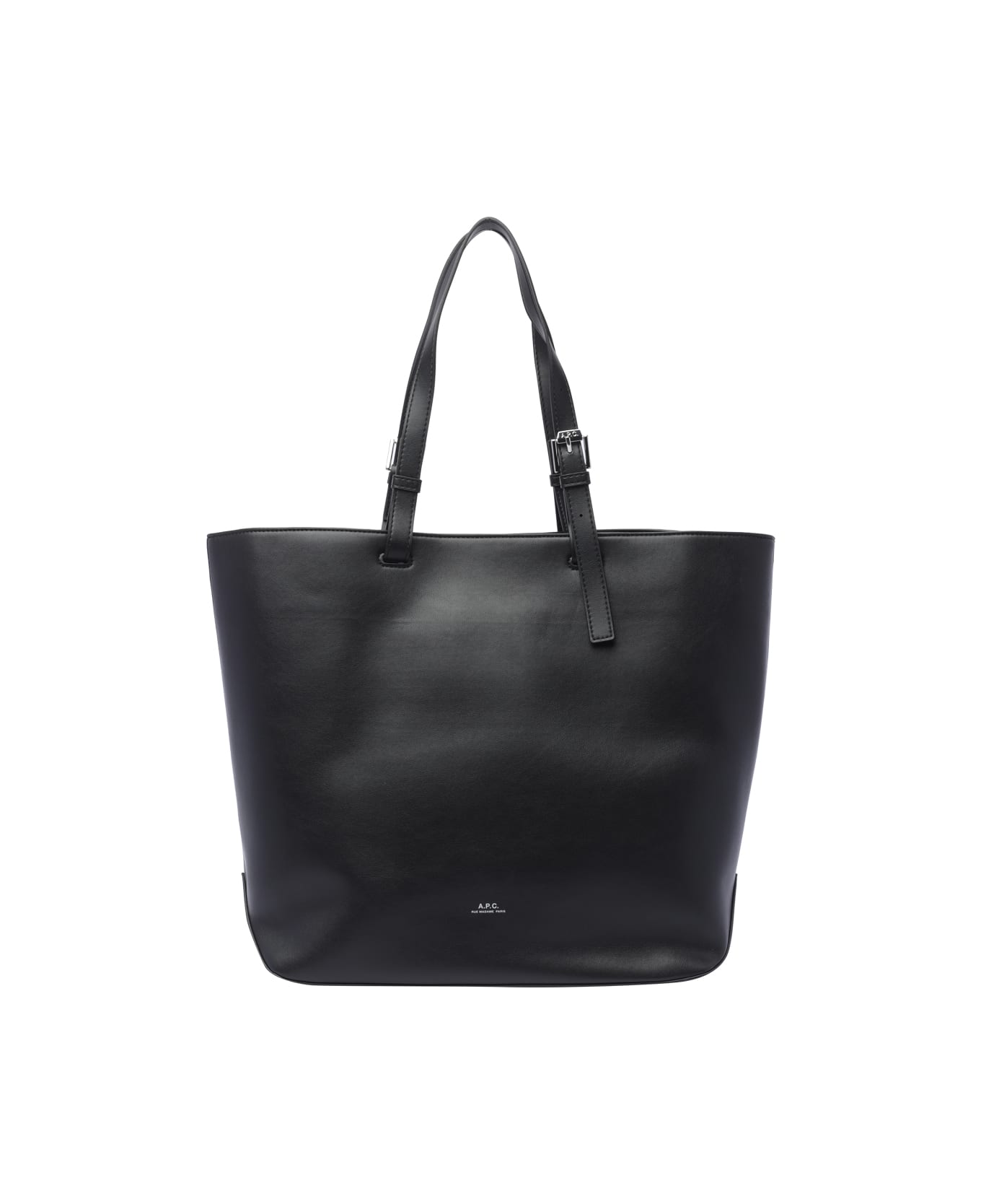 A.P.C. Leather Shoulder Bag - Black