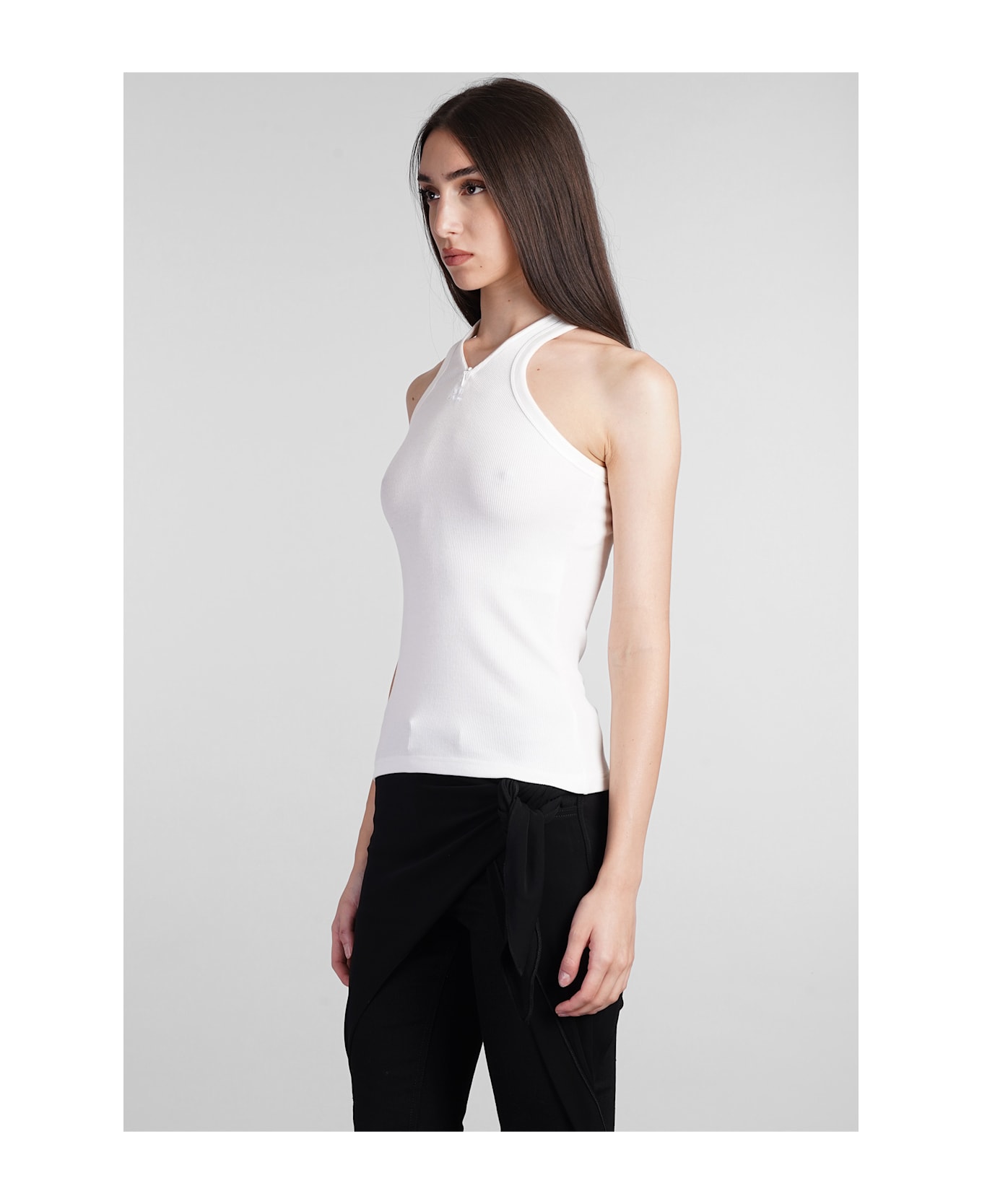 Courrèges Topwear In White Cotton - white