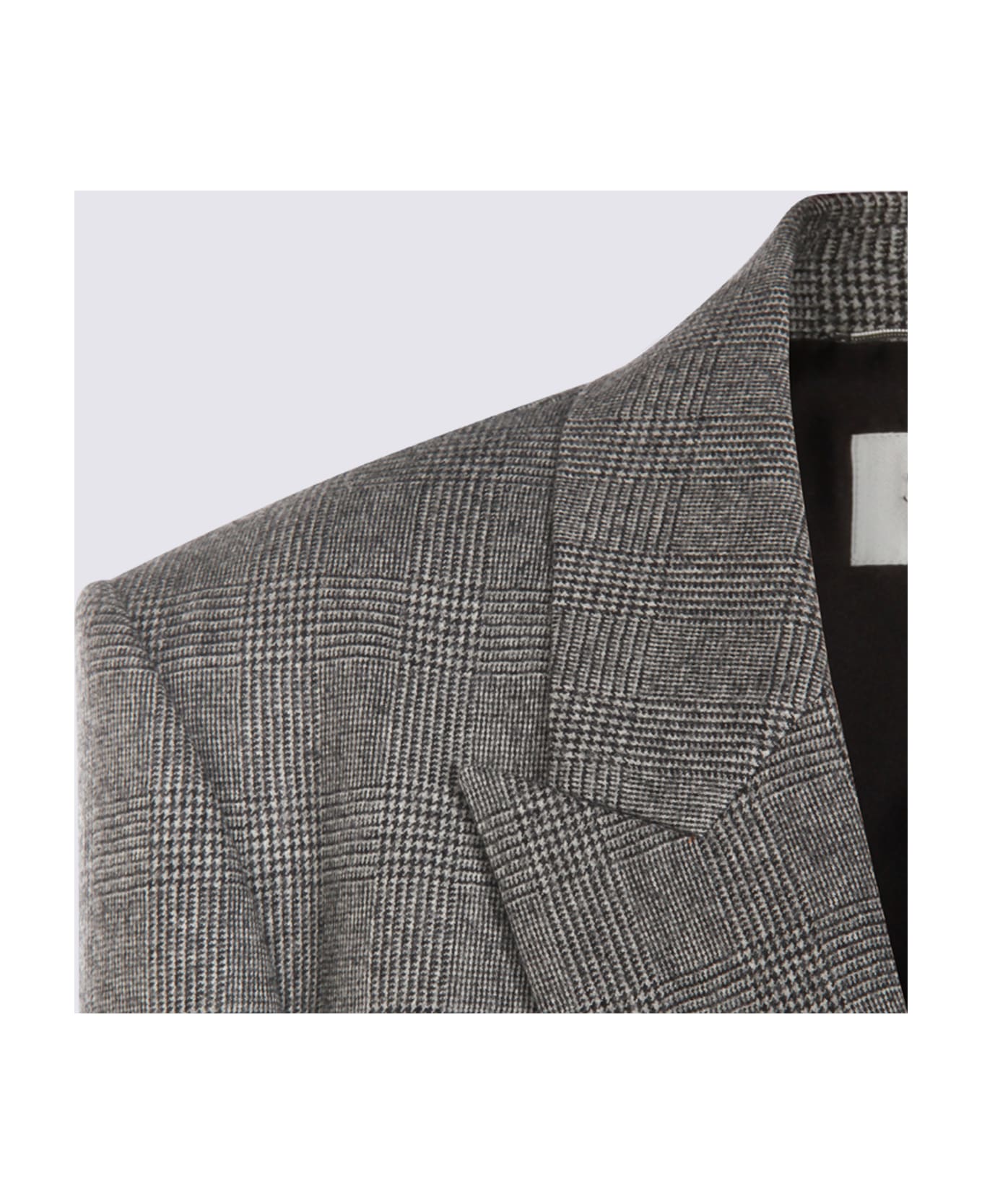 Saint Laurent Grey Wool Blazer - Grey