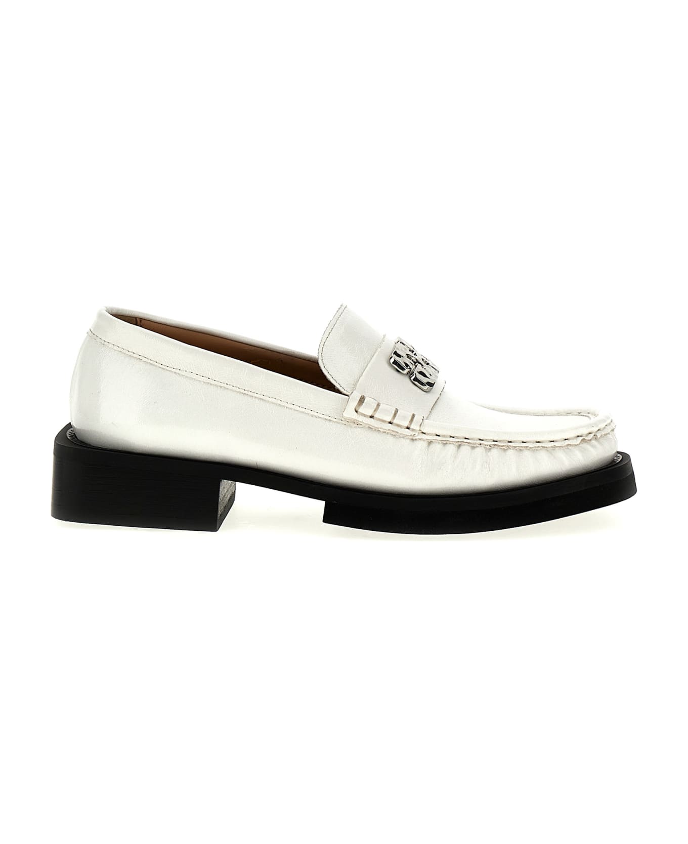 Ganni 'butterfly' Loafers - White