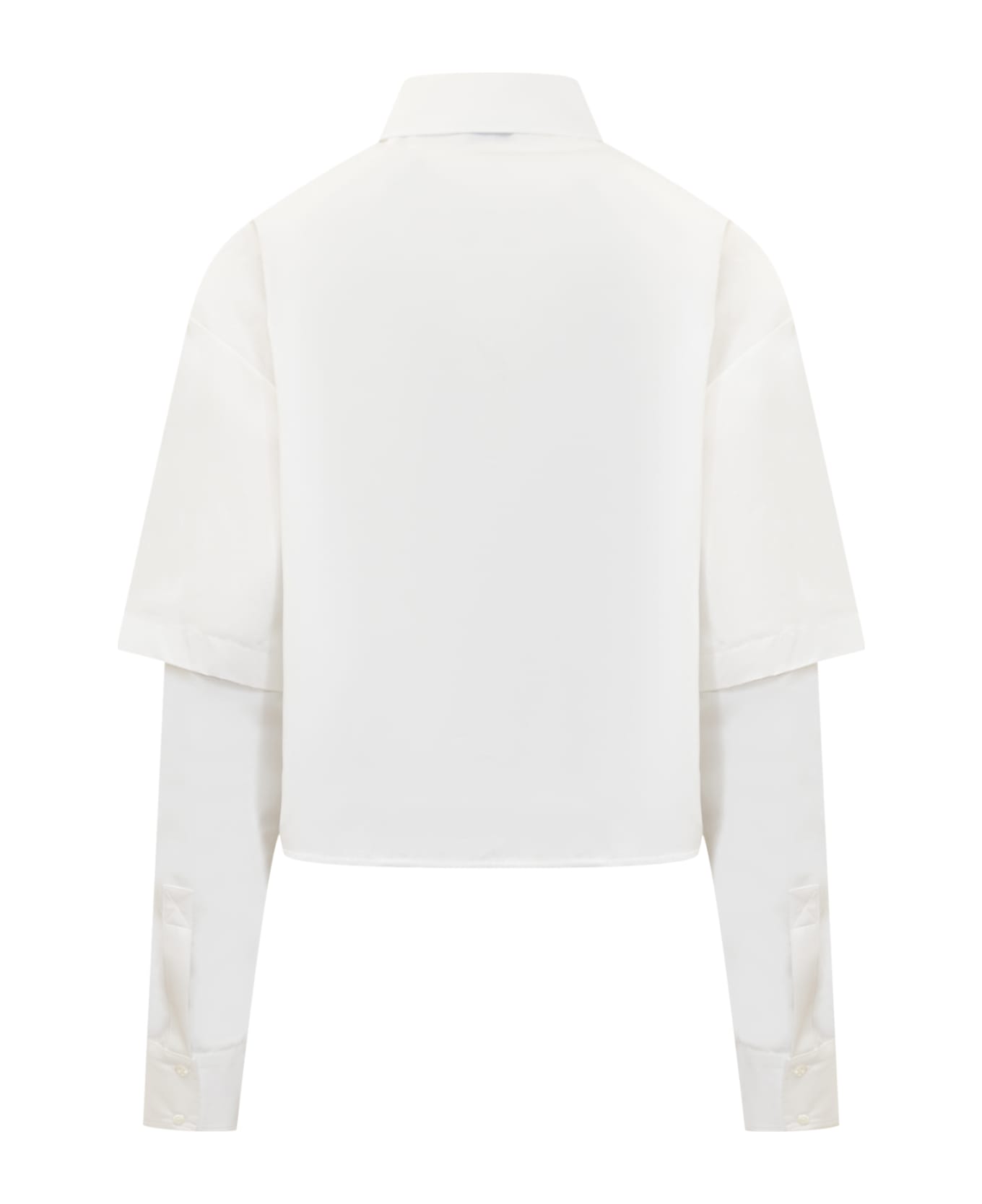 Off-White Poplin Bookish Baseball Shirt - WHITE シャツ
