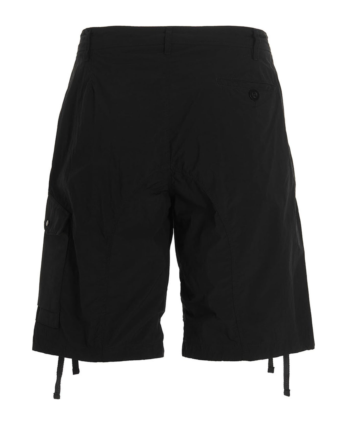 Ten C Cargo Bermuda Shorts - Black  