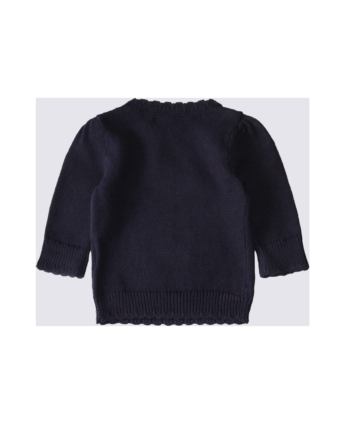 Polo Ralph Lauren Navy Cotton Polo Bear Sweater - Blue